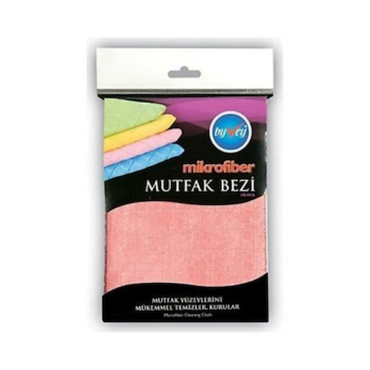 Byvey Genel Temizlik Bezi Mikrofiber Tekli 40x40 3 Adet