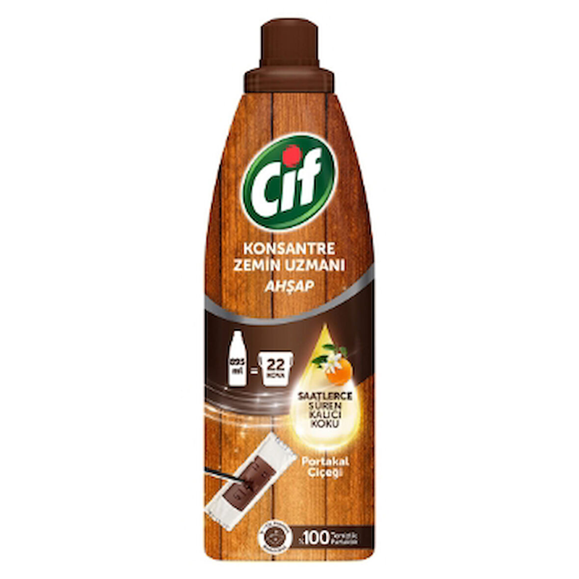 Cif Zemin Uzmanı 895ml Ahşap Portakal Çiçeği 3 Adet