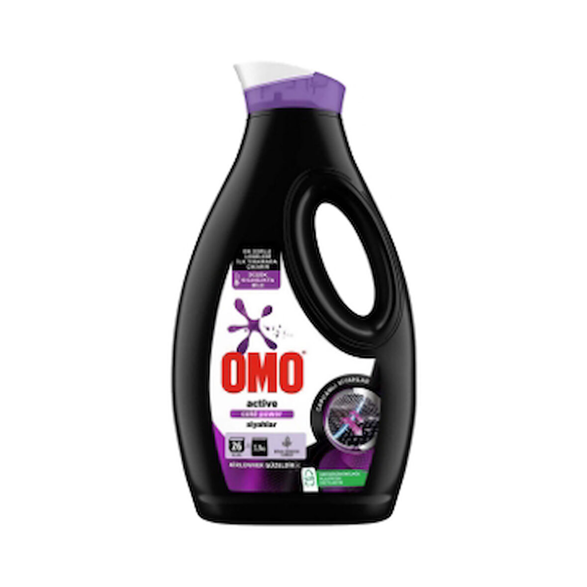 Omo Matik Sıvı 1690 Ml. Coldpower Black 26w 3 Adet