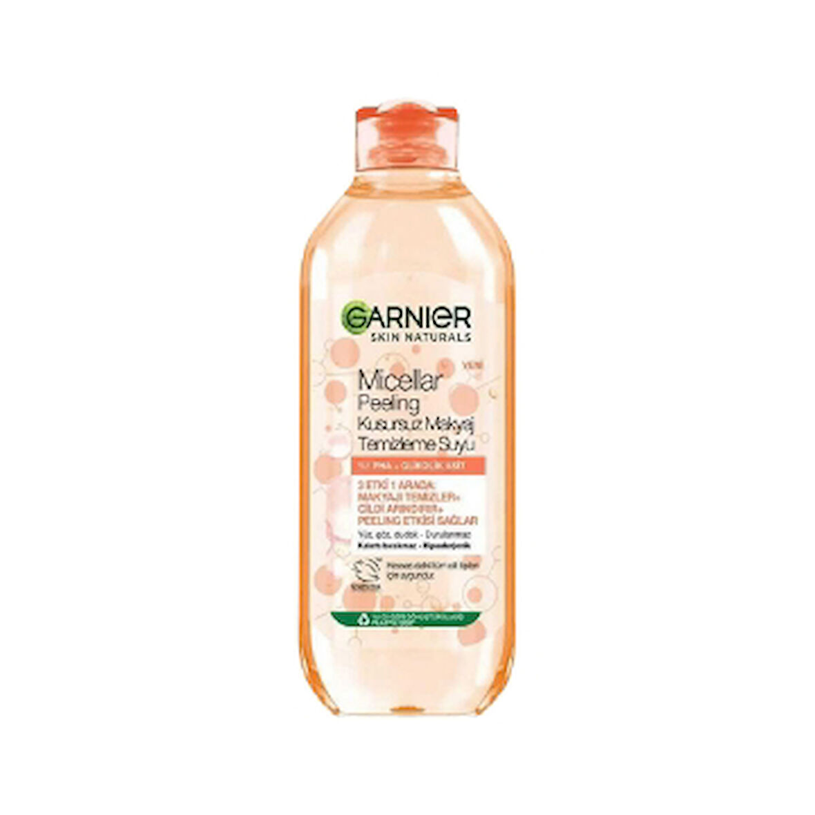 Garnier Makyaj Temizleme Suyu 400ml Micellar Peeling 3 Adet