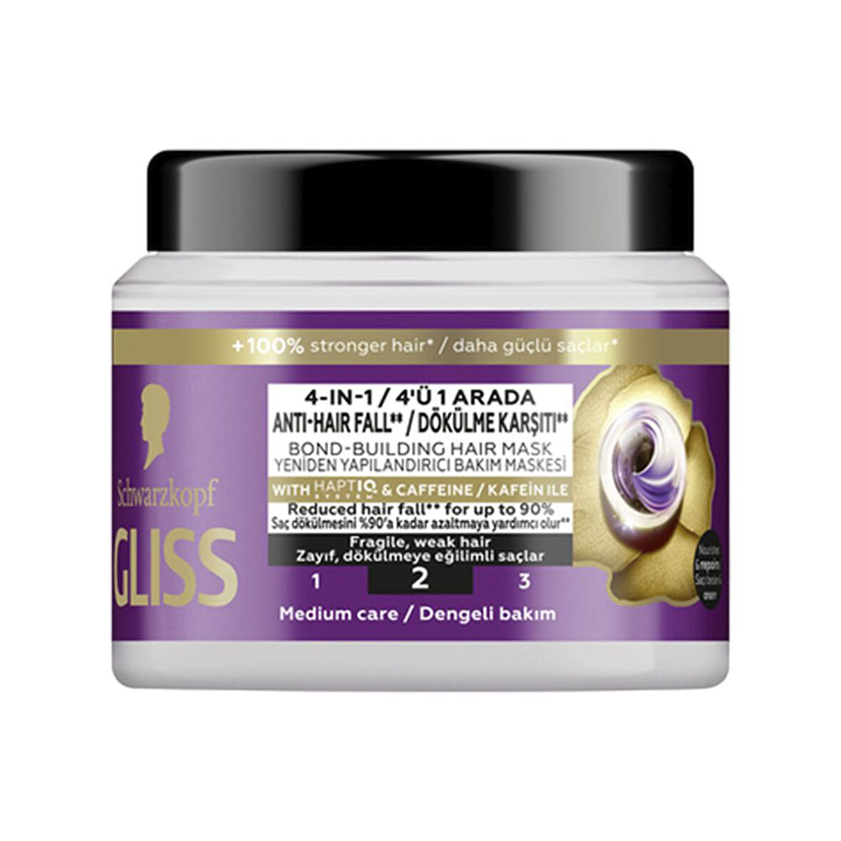 Gliss Sac Bakim Maskesi 400ml Full Hair Wonder 3 Adet