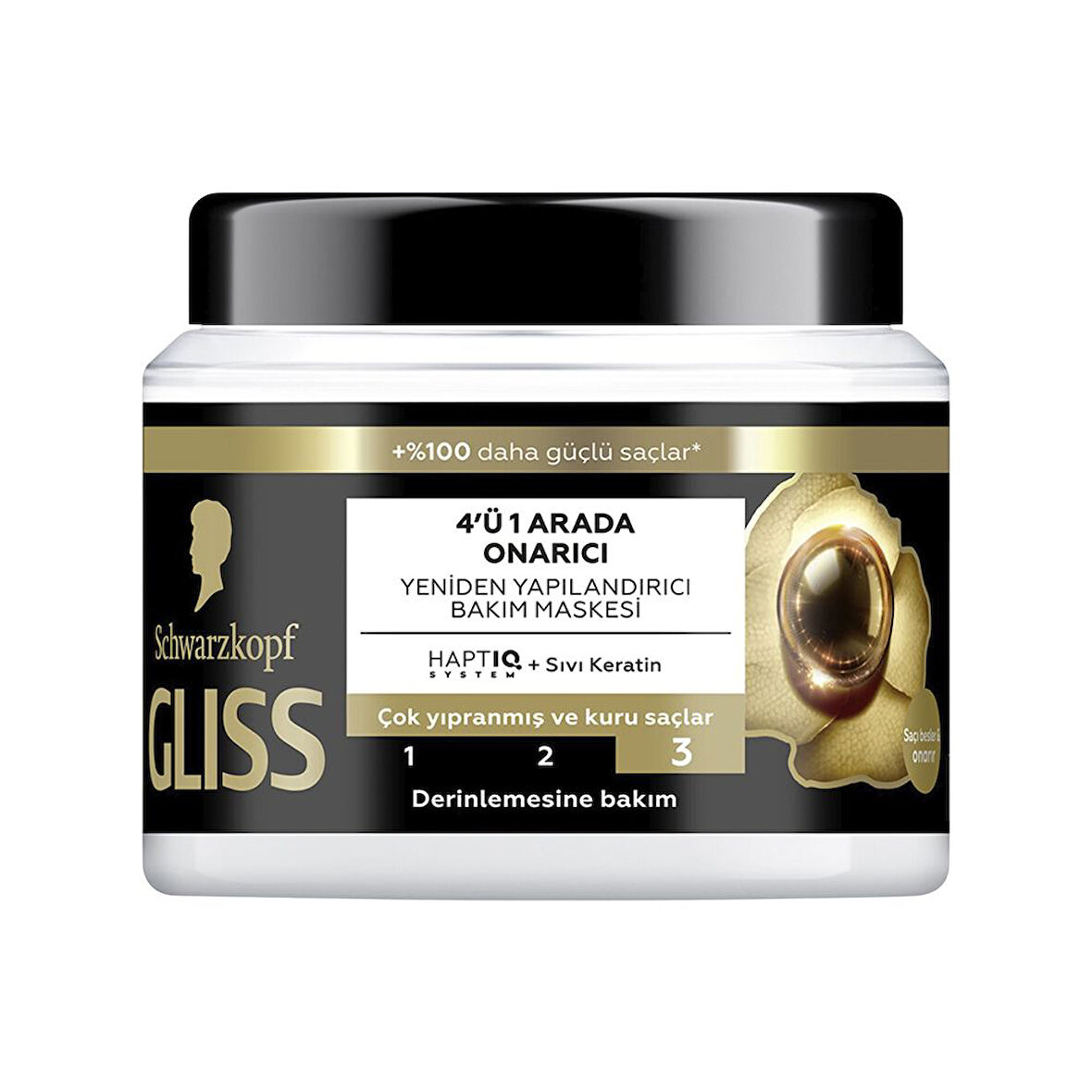 Gliss Sac Bakim Maskesi 400ml Ultimate Repair 3 Adet