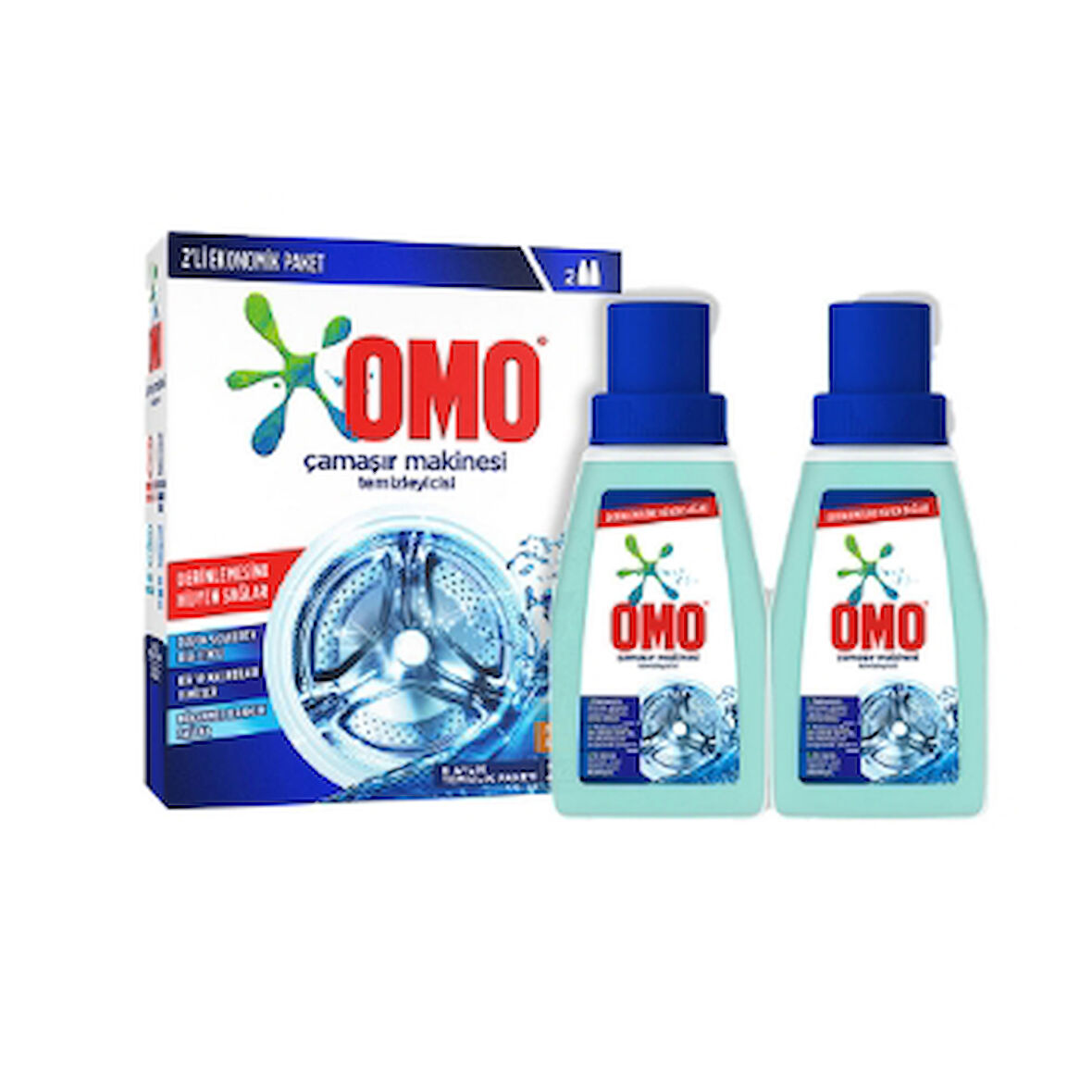 Omo Çamaşır Makinesi Temizleyici 2x200ml 4 Adet