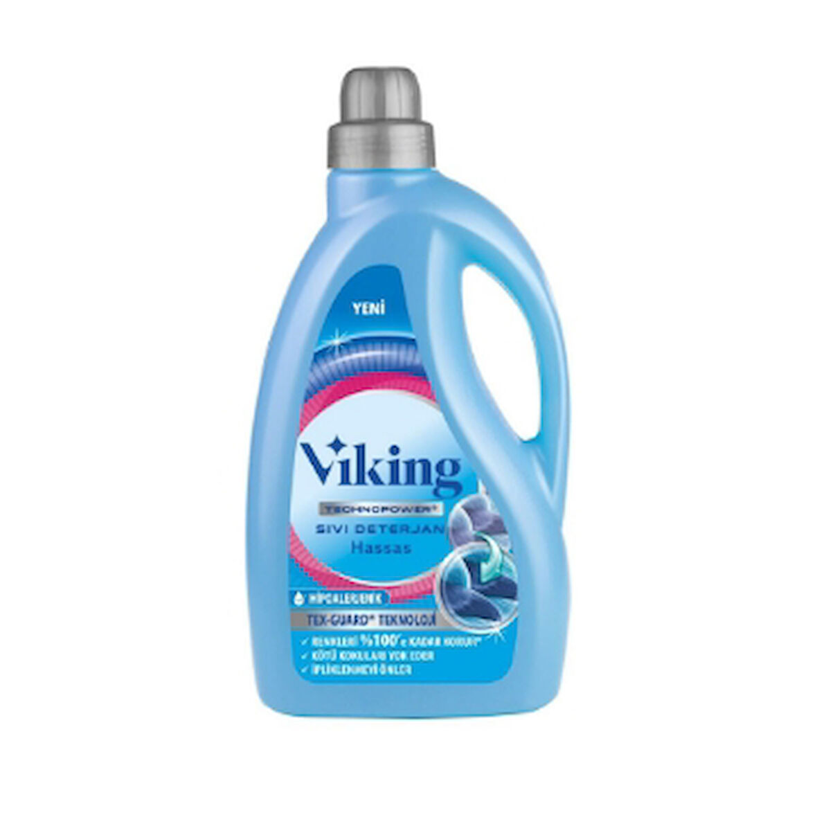 Viking Sıvı Çamaşır Deterjanı 2700ml Hassas Ciltler 45w 4 Adet