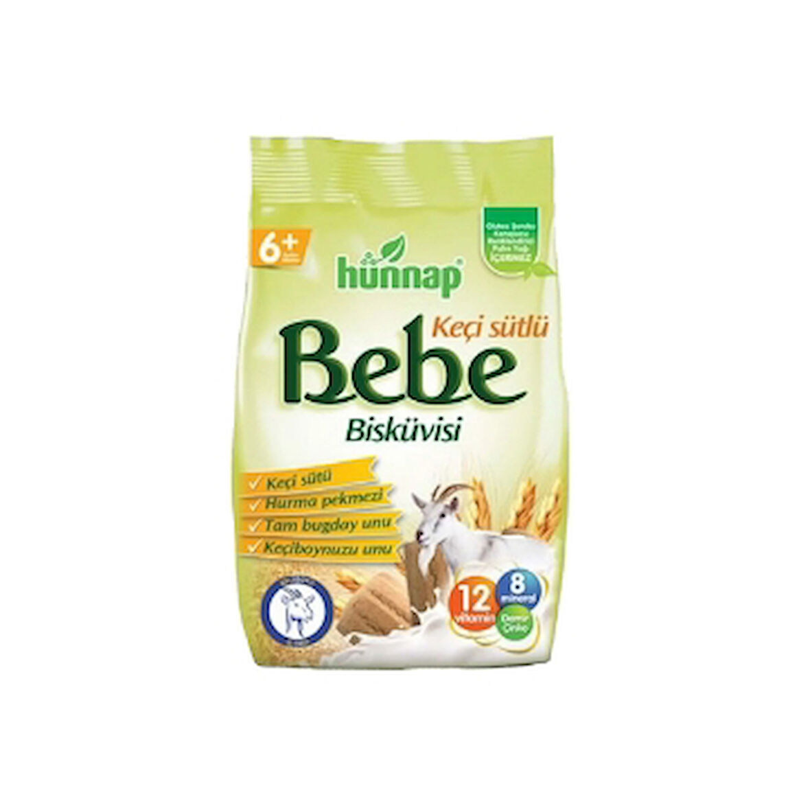 Hünnap Bebe Bisküvisi Keçi Sütlü 400 Gr. 4 Adet