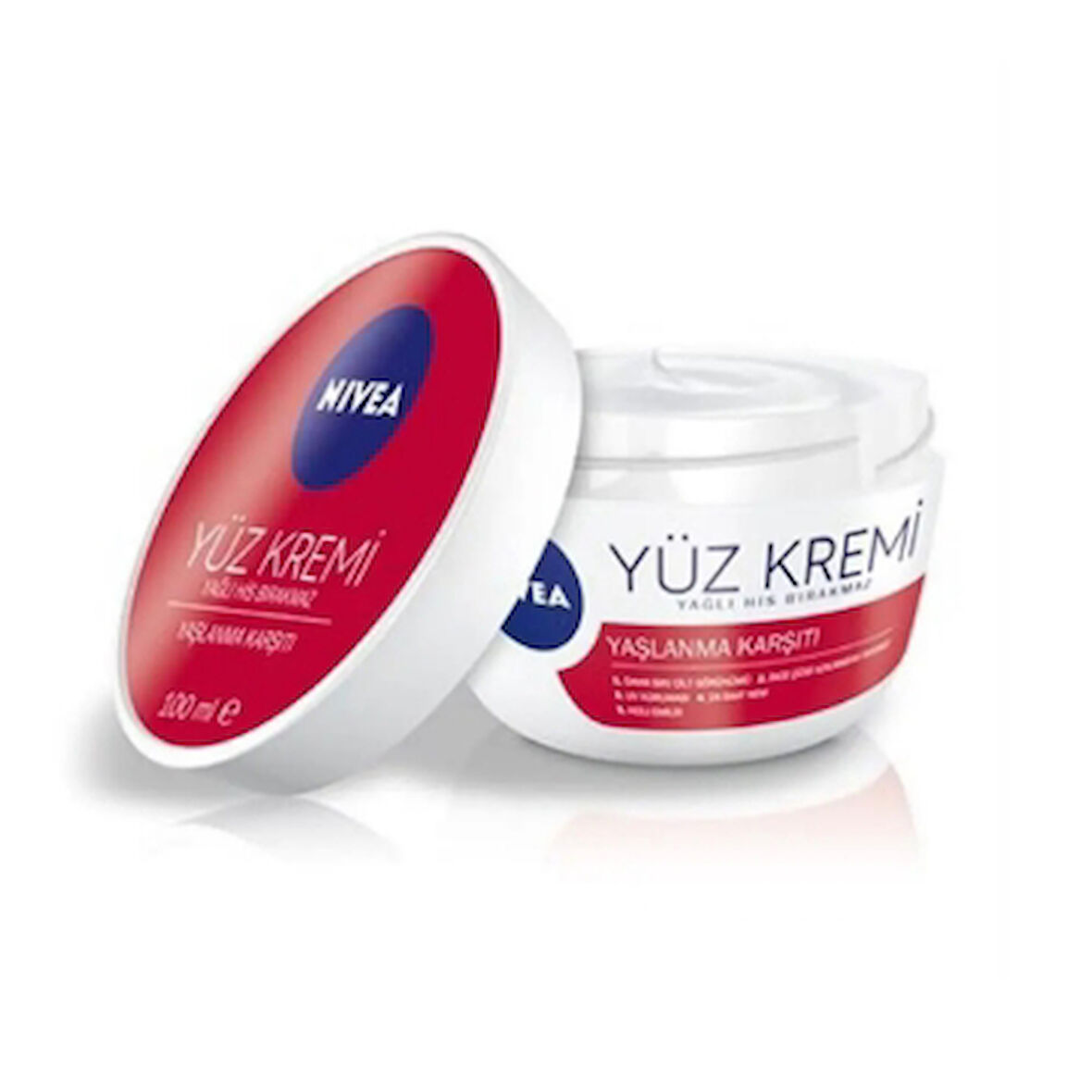 Nivea Yüz Kremi 100ml Yaşlanma Karşıtı 4 Adet