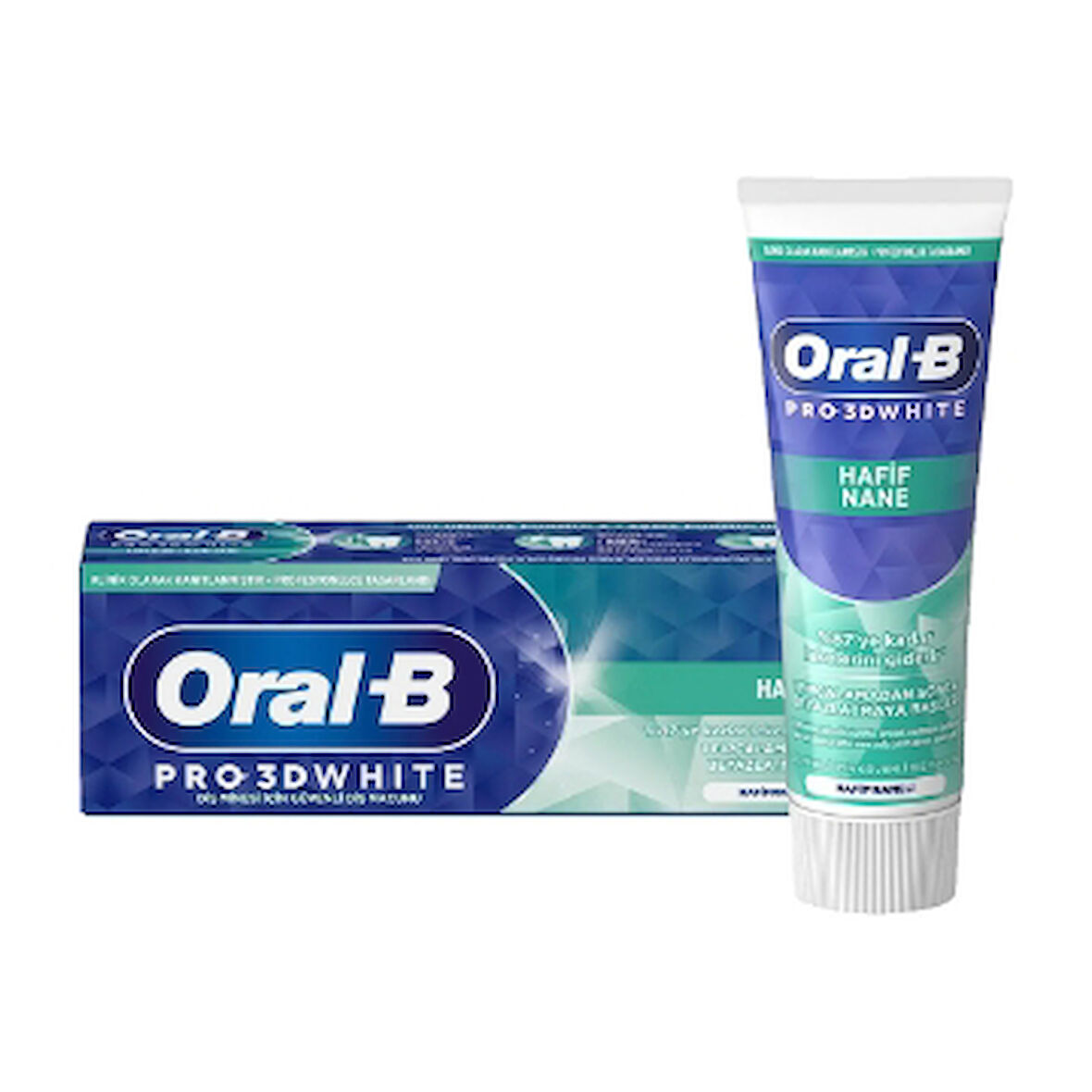 Oral-B Pro-3d White Diş Macunu 75 Ml. Hafif Nane 4 Adet
