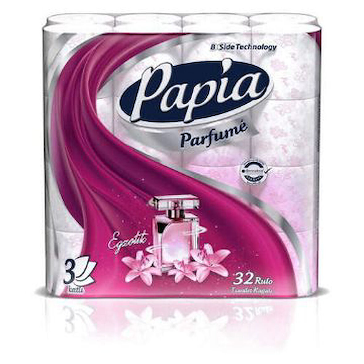 Papia Tuvalet Kağıdı 32-Li Egzotik Parfume 4 Adet