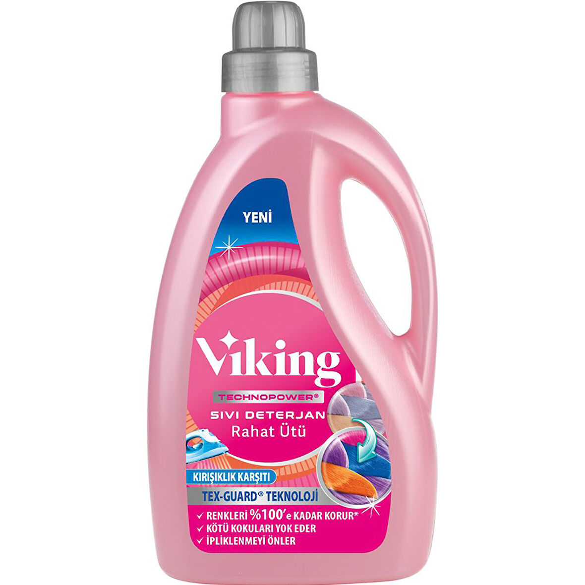 Viking Sıvı Çamaşır Deterjanı 2700 Ml. Rahat Ütü 45w 4 Adet