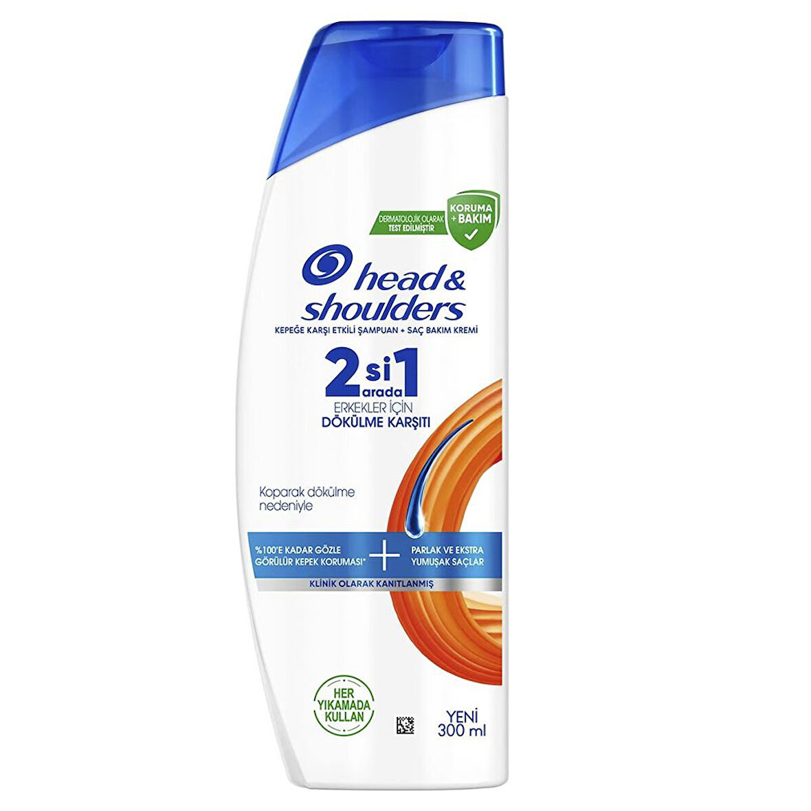 H&S Samp. 300ml Sac Dok.Erkek 2in1 4 Adet