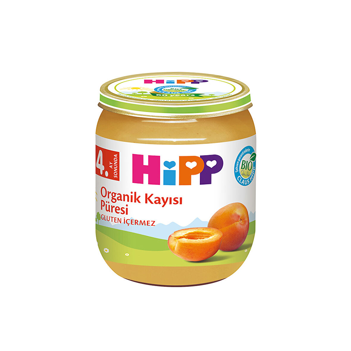 Hipp Organik Kayısı Püresi 125 Gr. 4 Adet