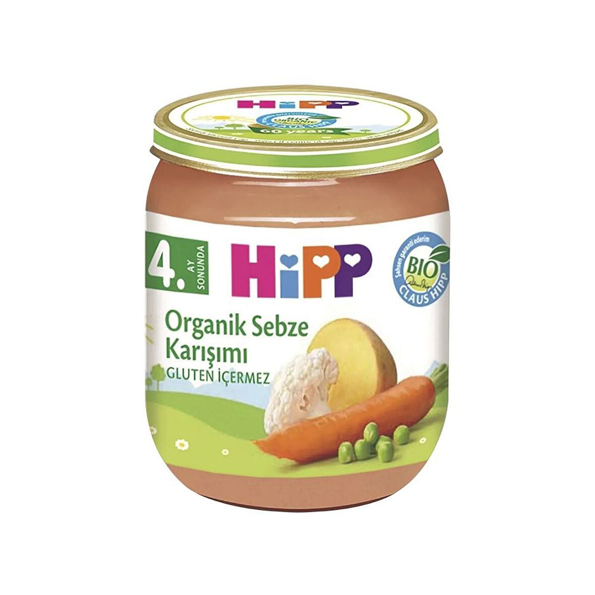 Hipp Organik Sebze Karışımı 125 Gr. 4 Adet