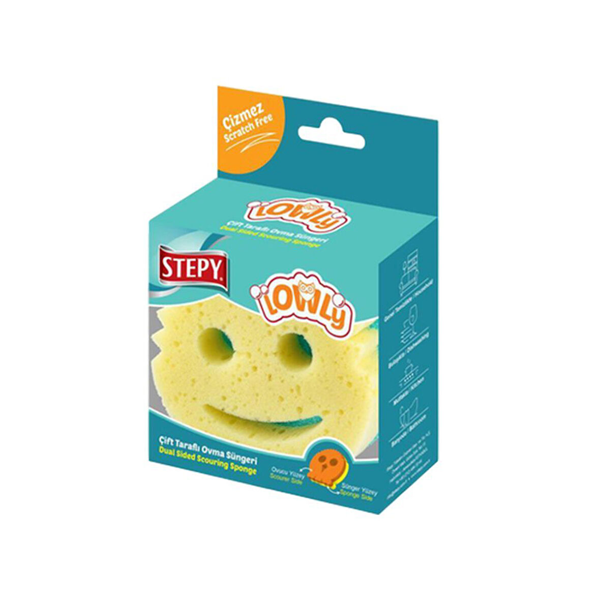 Stepy Lowly Cift Tarafli Sunger 4 Adet