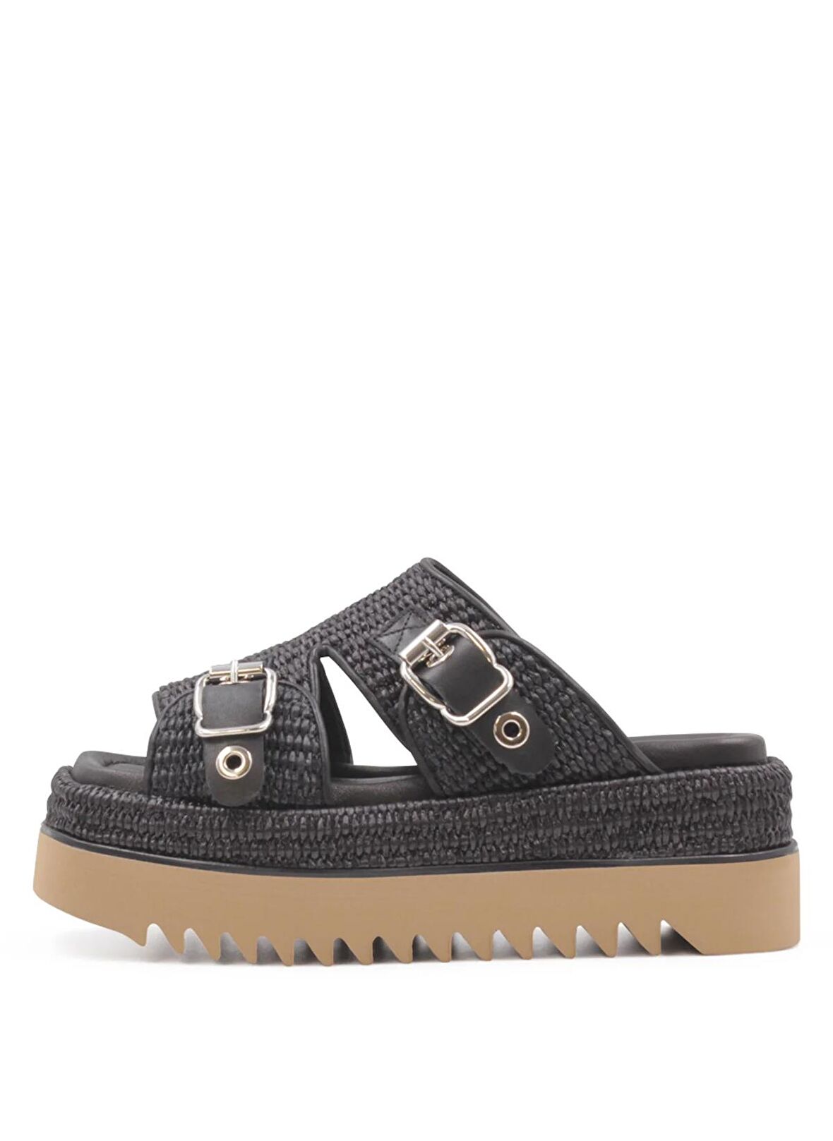 Laura Bellariva Siyah Kadın Terlik 9541B