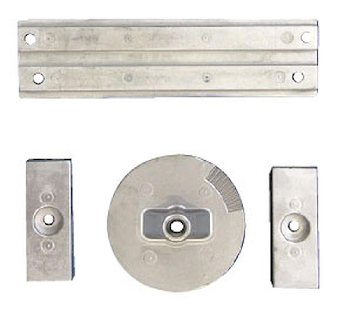 Mercury alüminyum tutya seti 75-80-90-115 EFI için 4 parçalı set