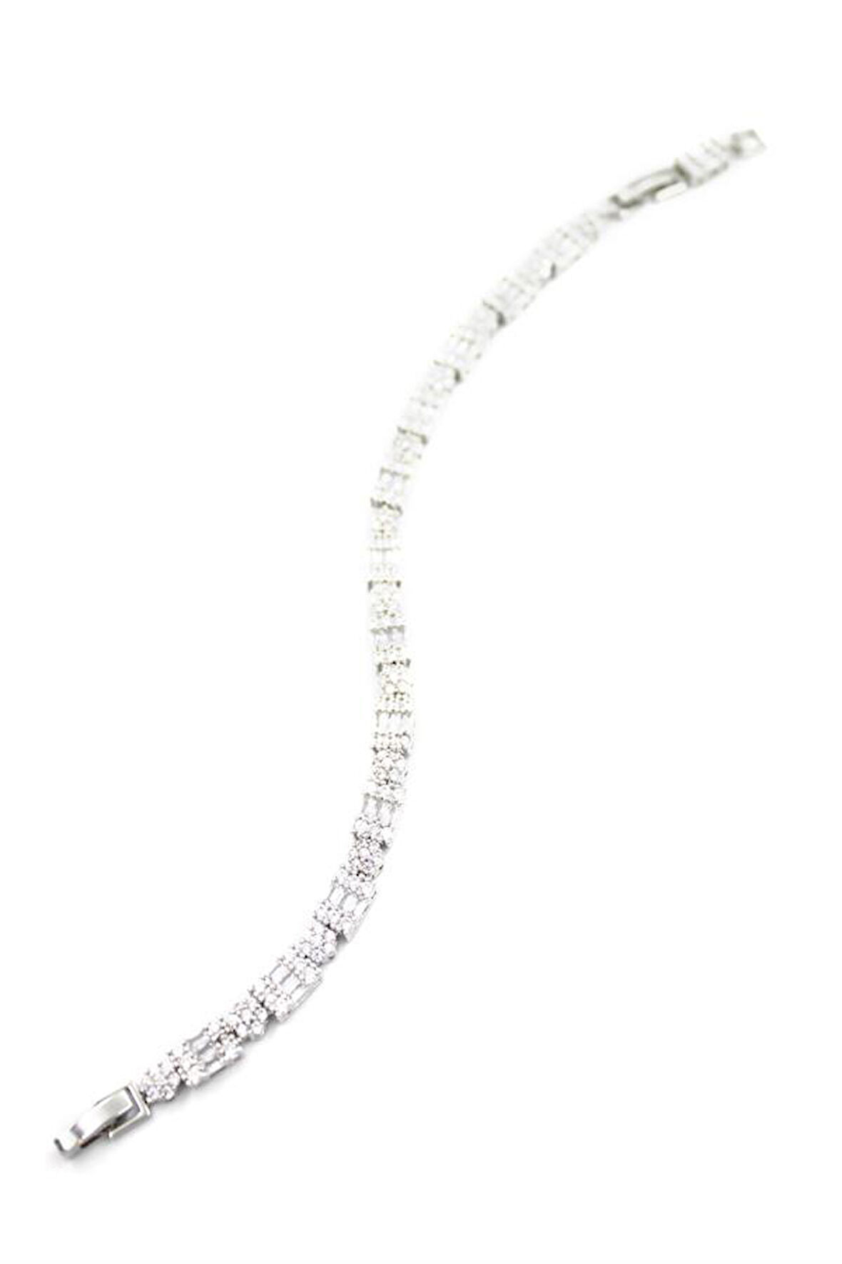 Zirkon Taşlı Bileklik - Gümüş