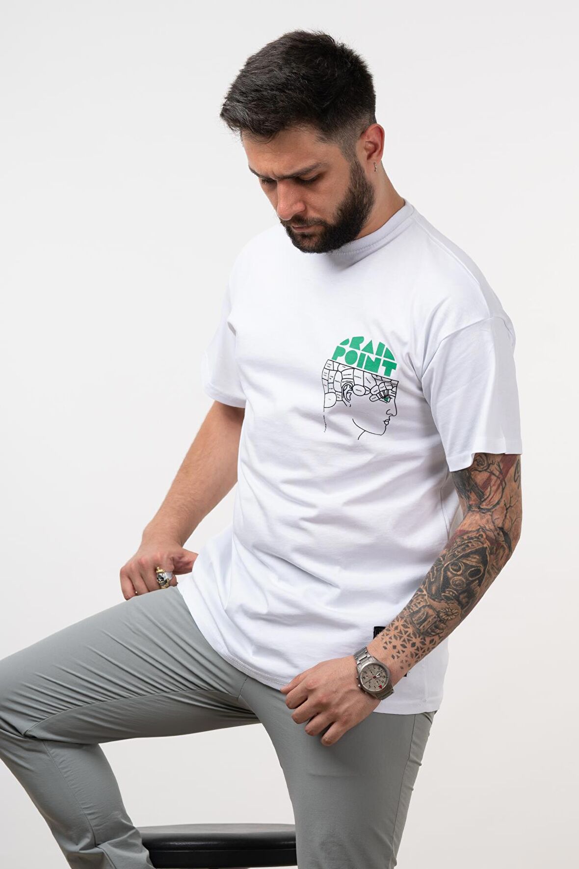 OVERSİZE PENYE ERKEK T-SHİRT