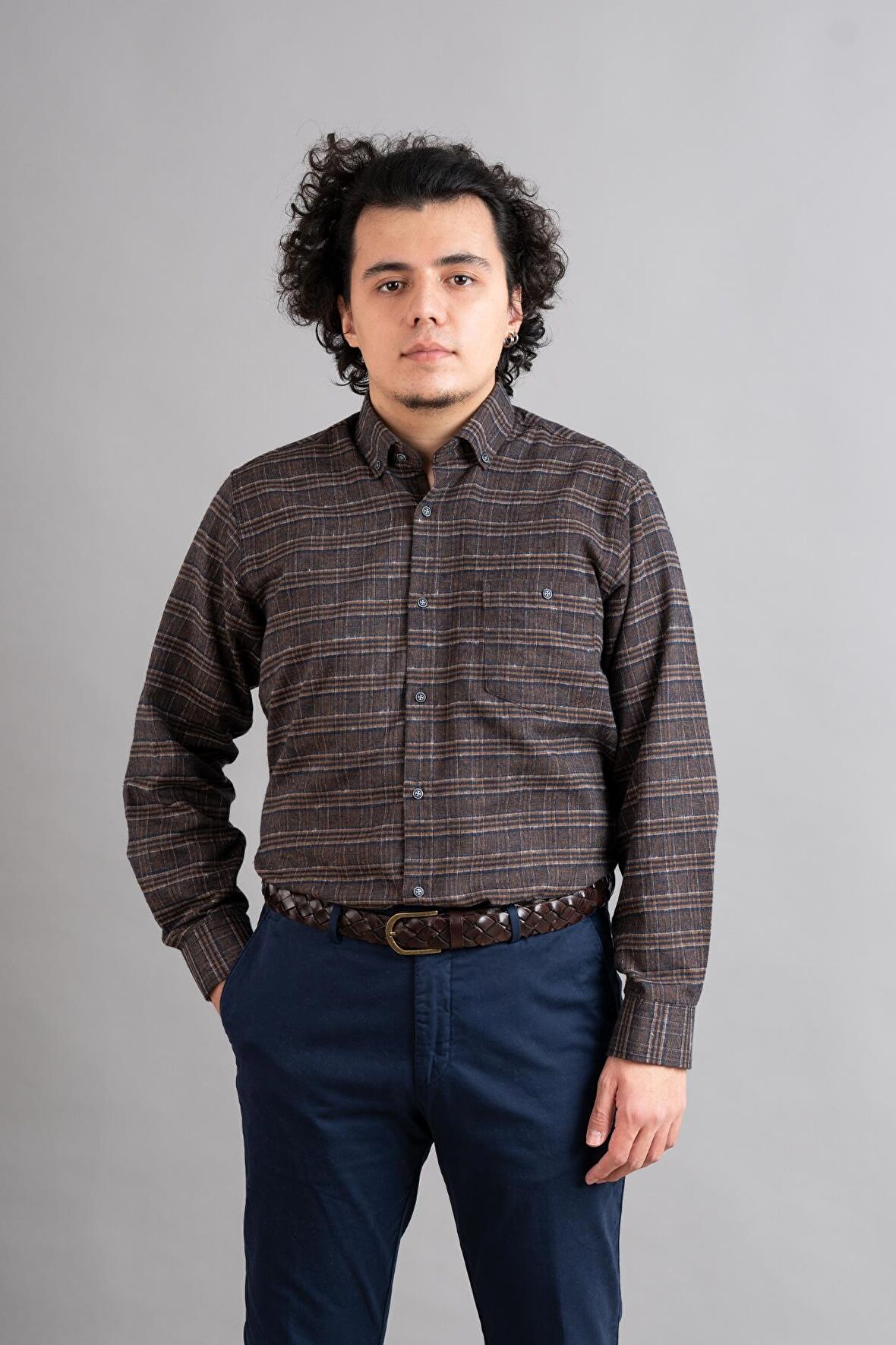 ADVANTE ÇİFT CEP RAHAT KESİM KIŞLIK ERKEK GÖMLEK