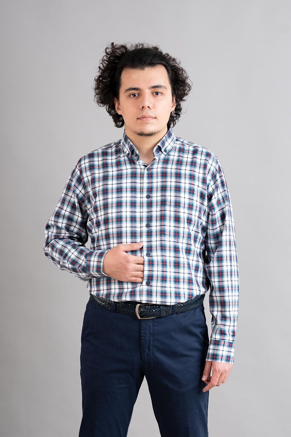 MUGİ CEPLİ RAHAT KESİM MEVSİMLİK ERKEK GÖMLEK