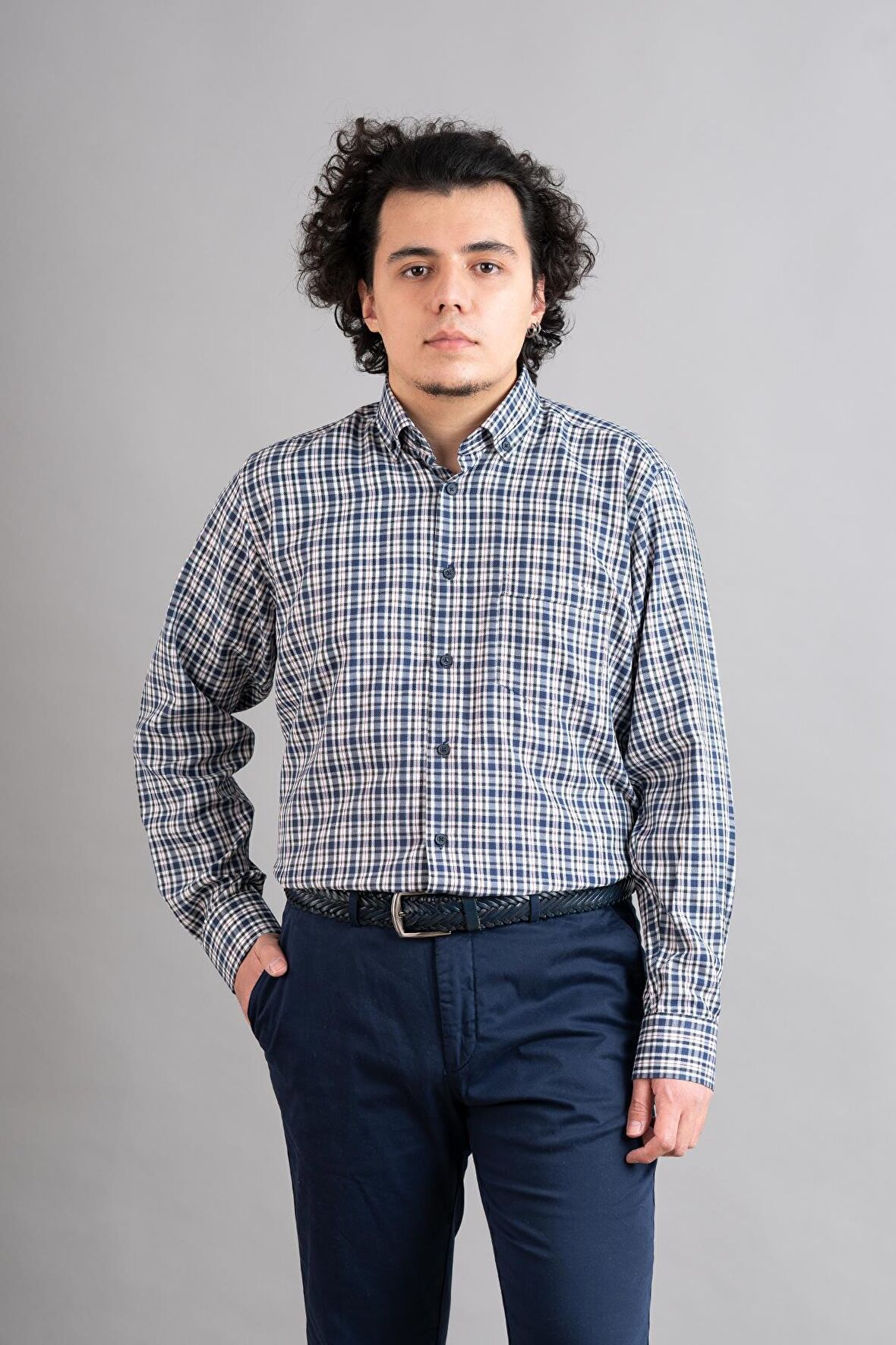 MUGİ CEPLİ RAHAT KESİM MEVSİMLİK ERKEK GÖMLEK