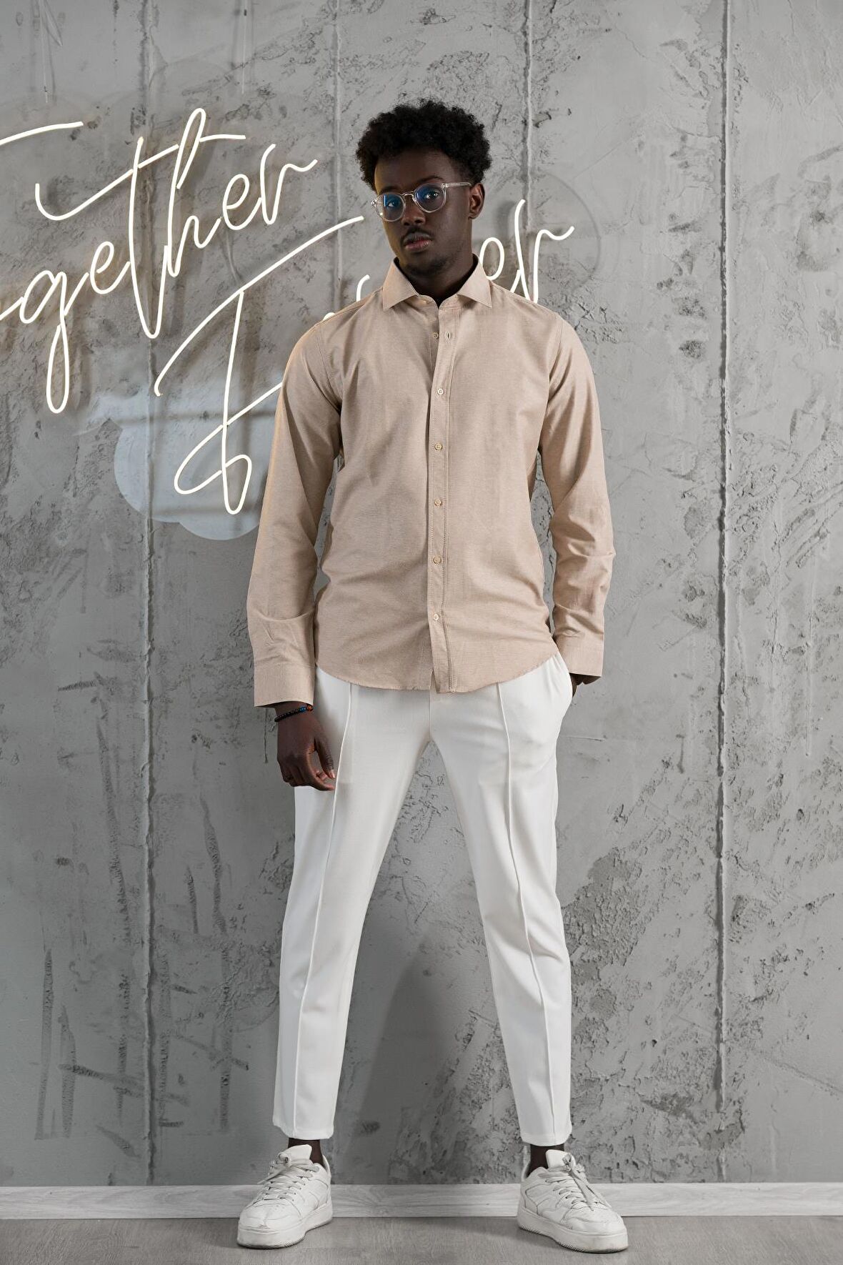 Advante Slimfit Yazlık Düz Pamuklu Gömlek