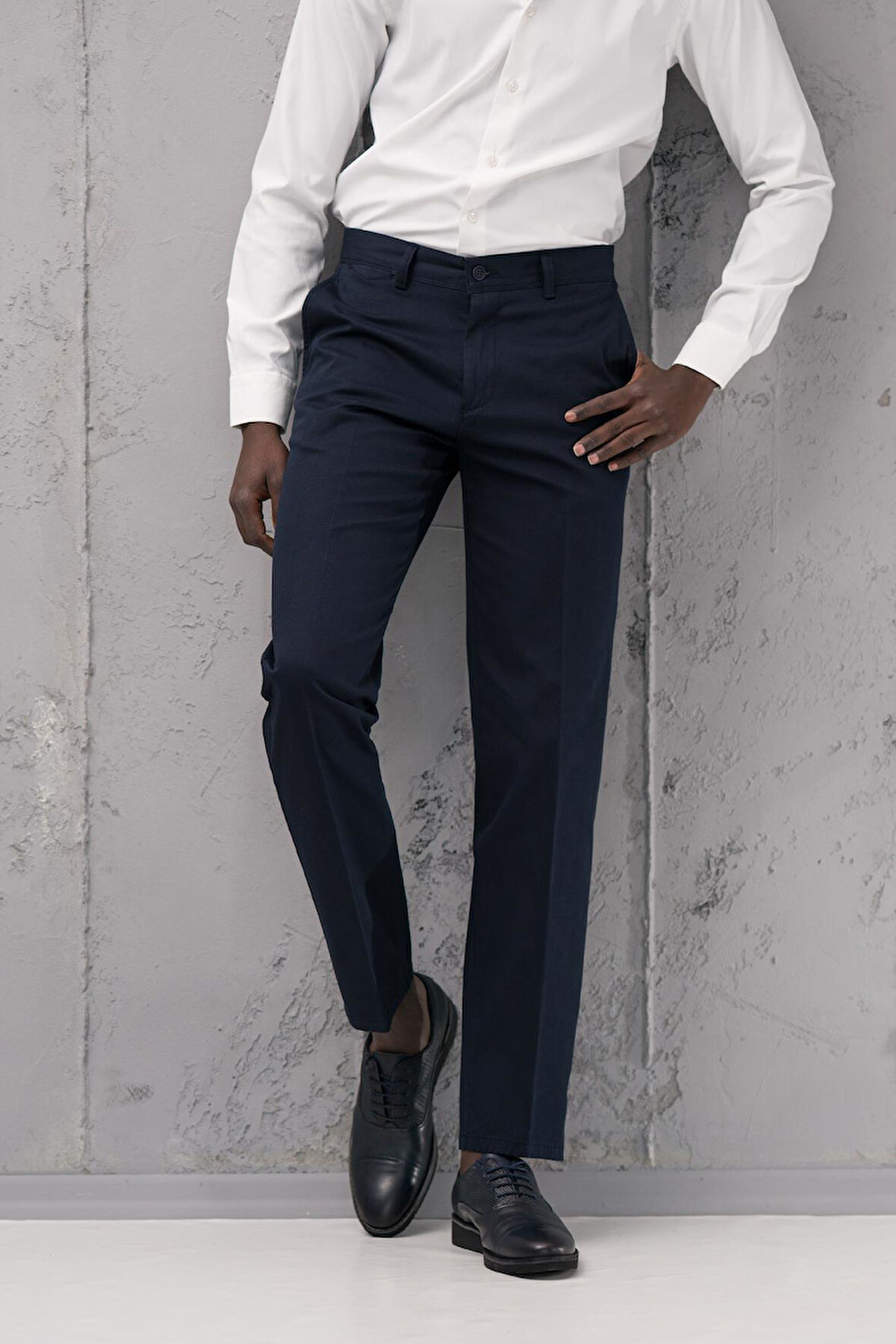 Regular Fit Pamuklu Yan Cep Klasik Yazlık Gabardin Pantolon 