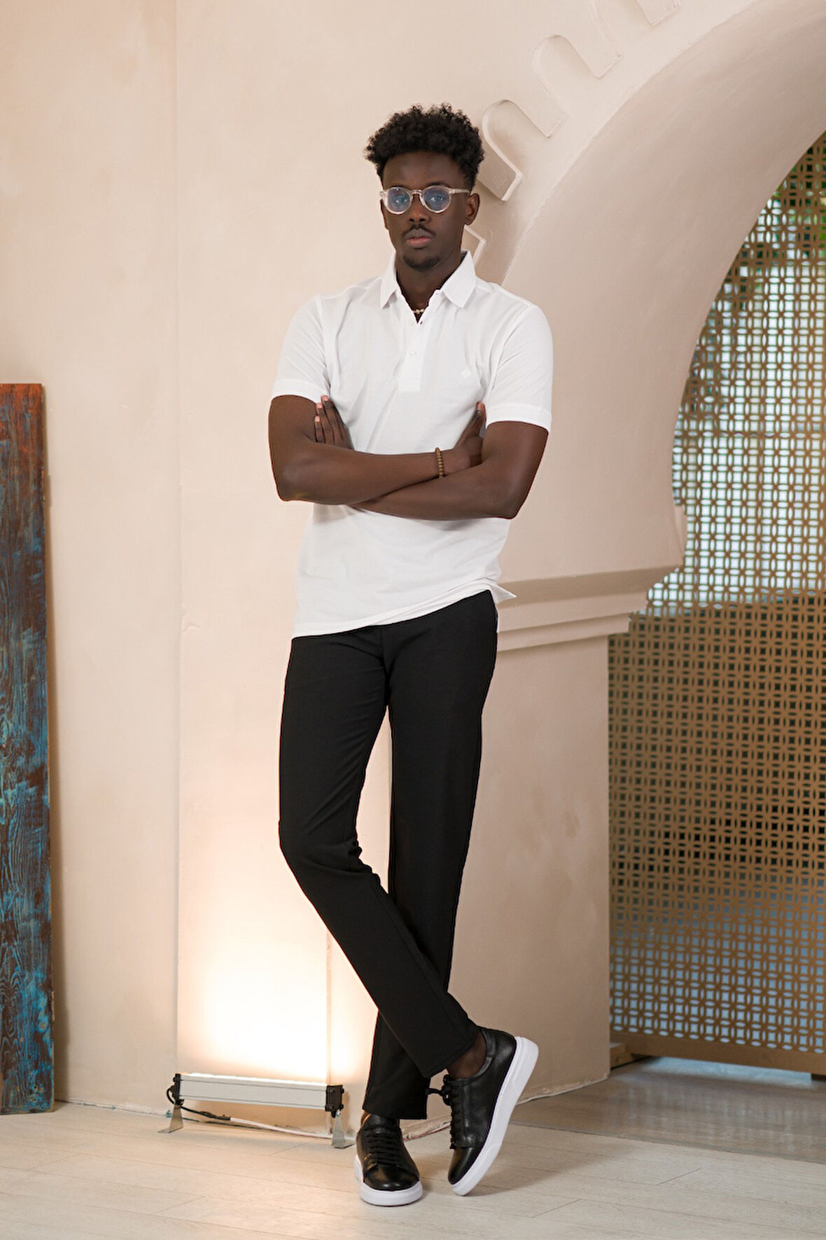 Paul Martin Örme Polo Yaka Regular Fit Pamuklu Ve Likralı T-shirt