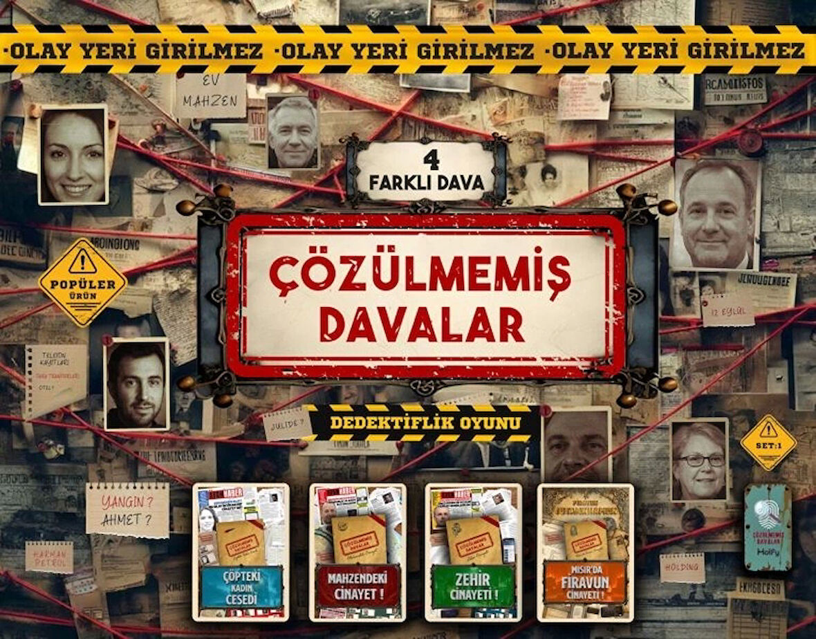 Çözülmemiş Davalar Kutulu Set