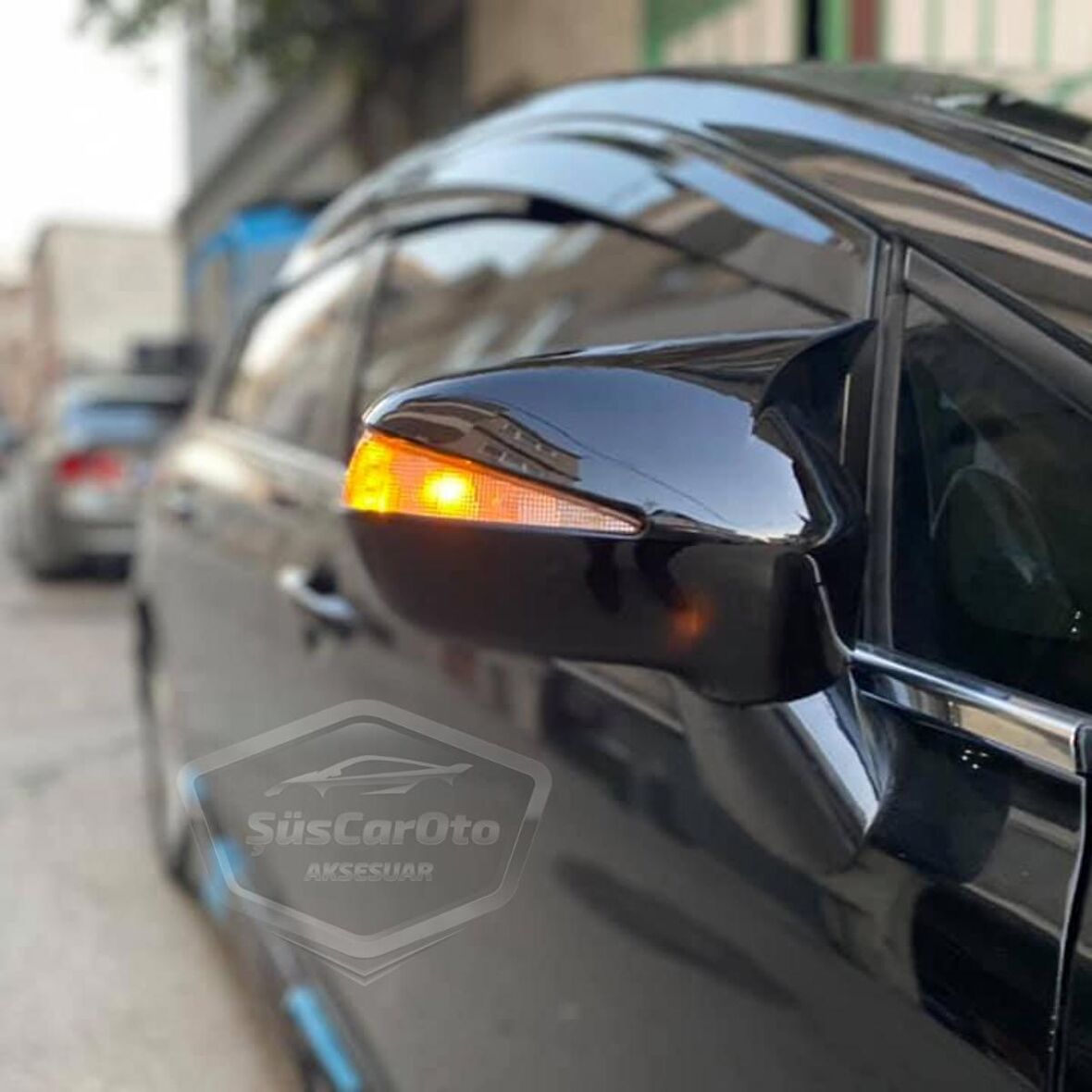 Honda Civic FD6 2006-2011 Batman Yarasa Ayna Kapağı Piano Black ABS Plastik