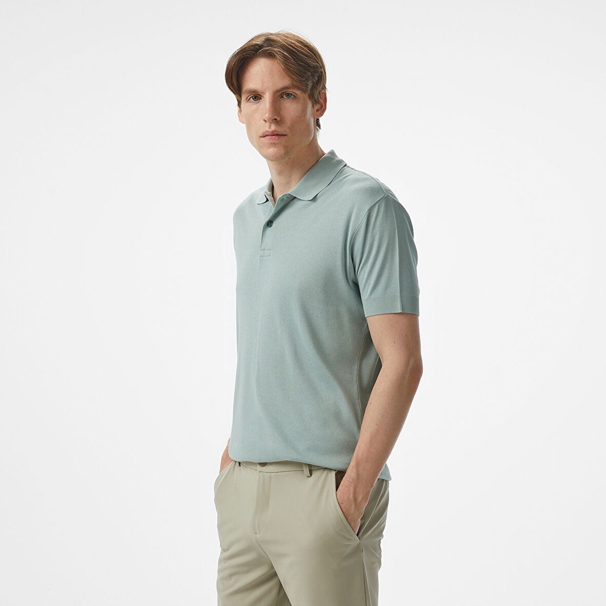 Nautica Erkek Yeşil Classic Fit Polo