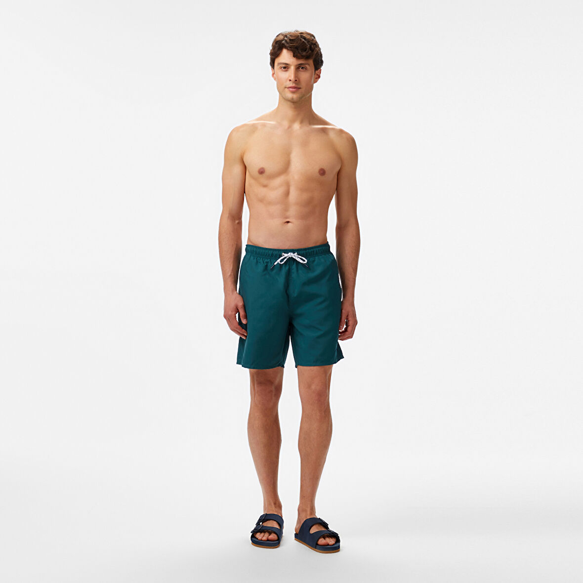 Nautica Erkek Yeşil Regular Fit Deniz Şortu