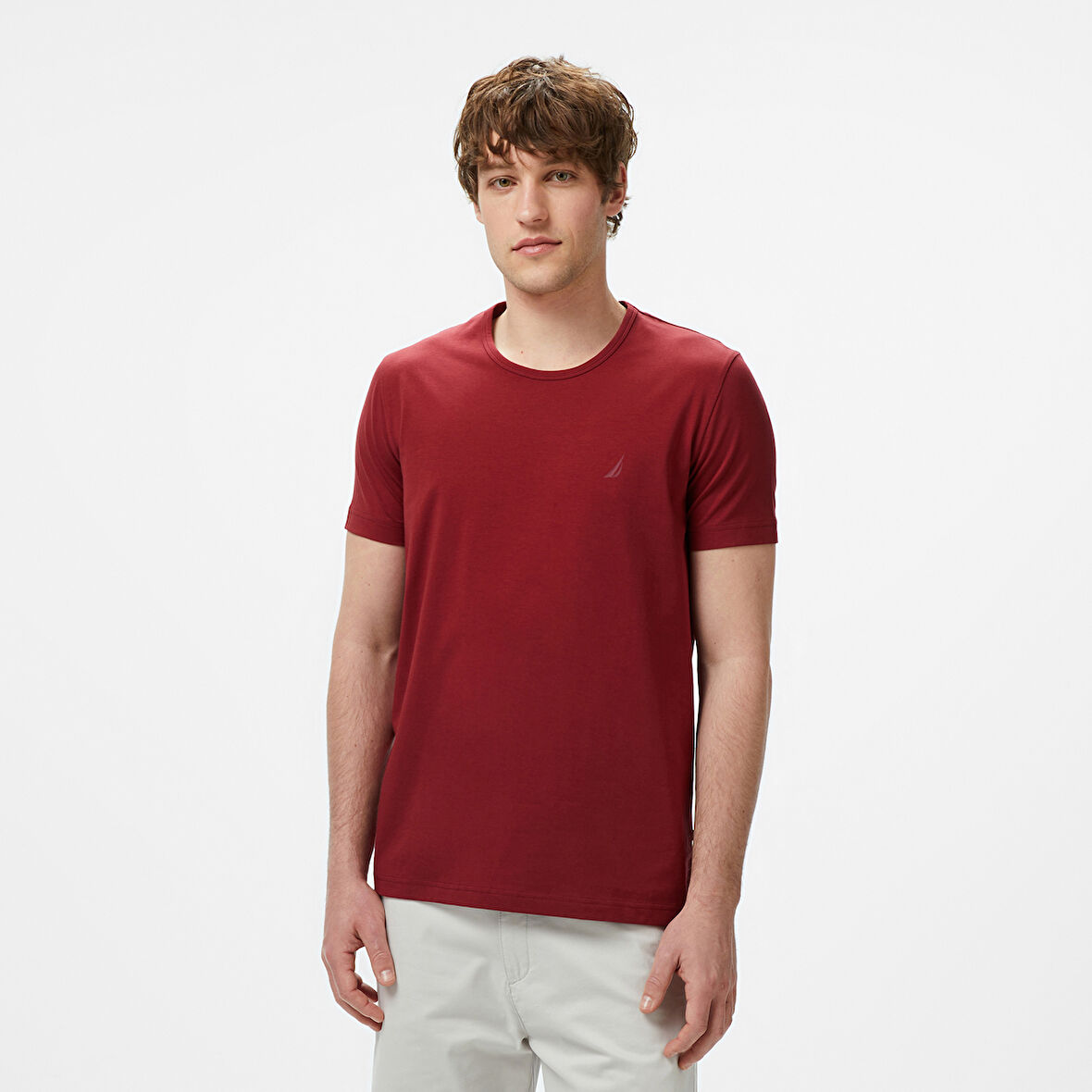 Nautica Erkek Kırmızı Regular Fit T-Shirt