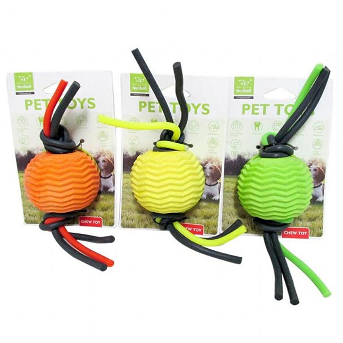 Nunbell Plastik Köpüklü Köpek Oyun Topu