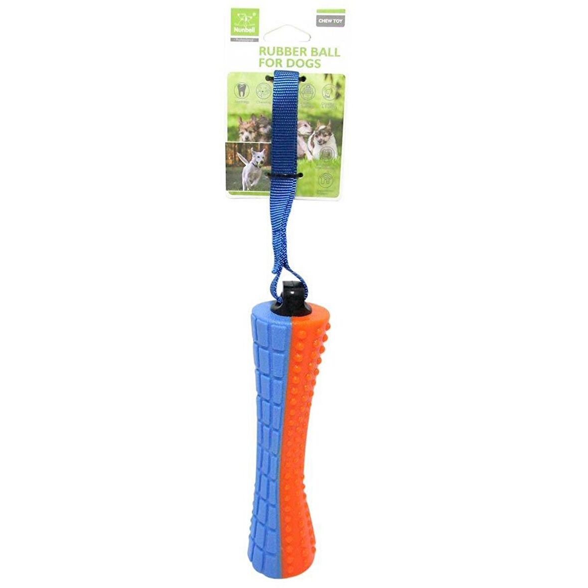 Nunbell Köpek Oyuncak Plastik Tutmalı 6*37 cm