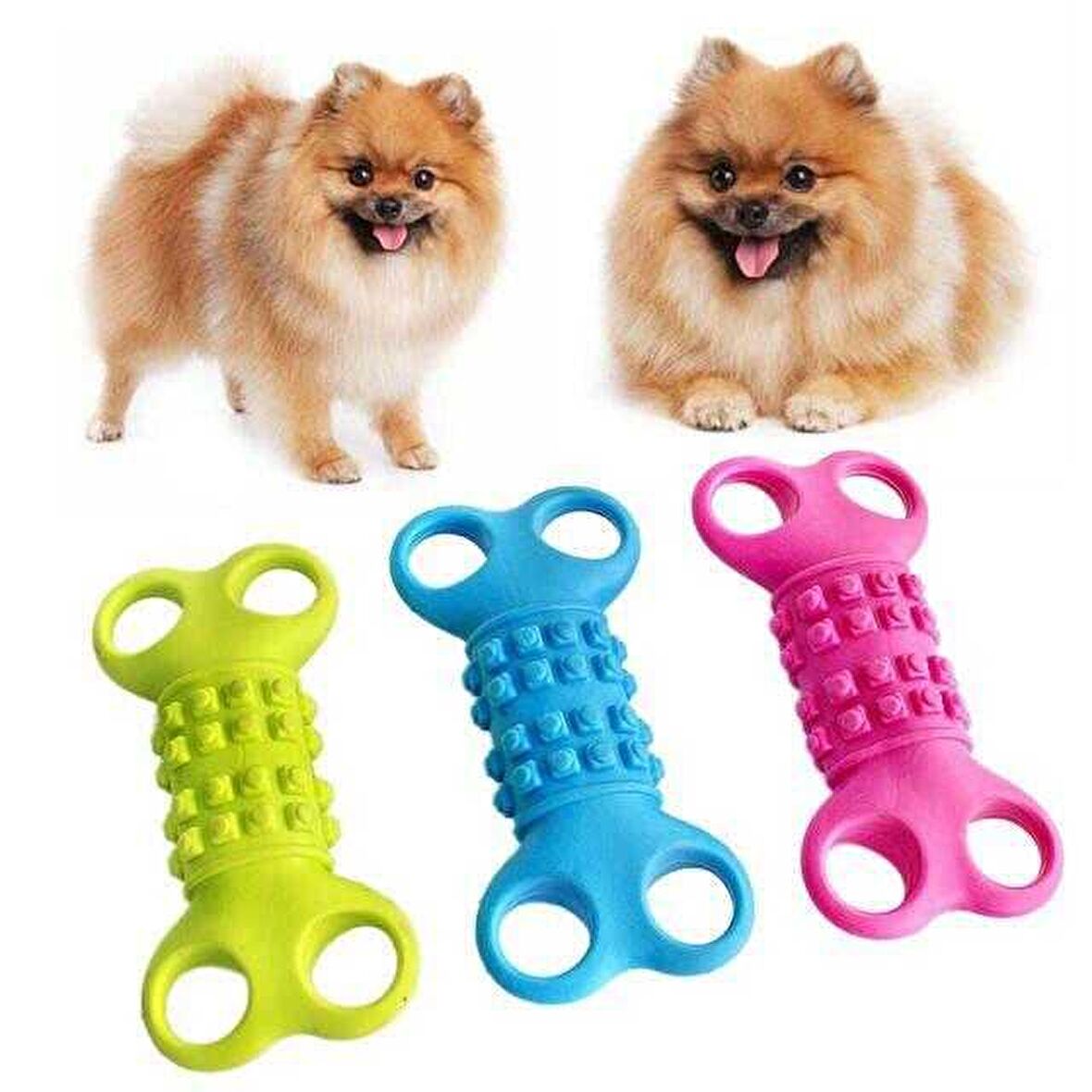 Nunbell Yassı Kemik Köpek Oyuncağı 12 Cm