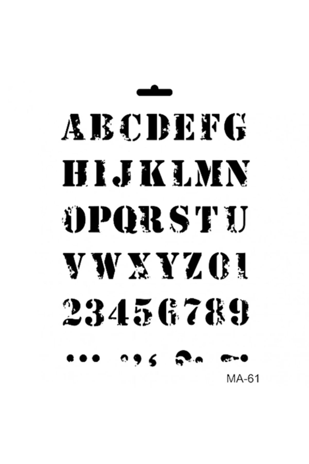 Ma61 Mix Media Stencil