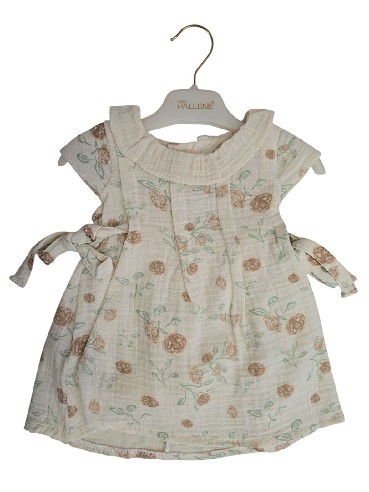 Babydoll Elbise Pallone Bej