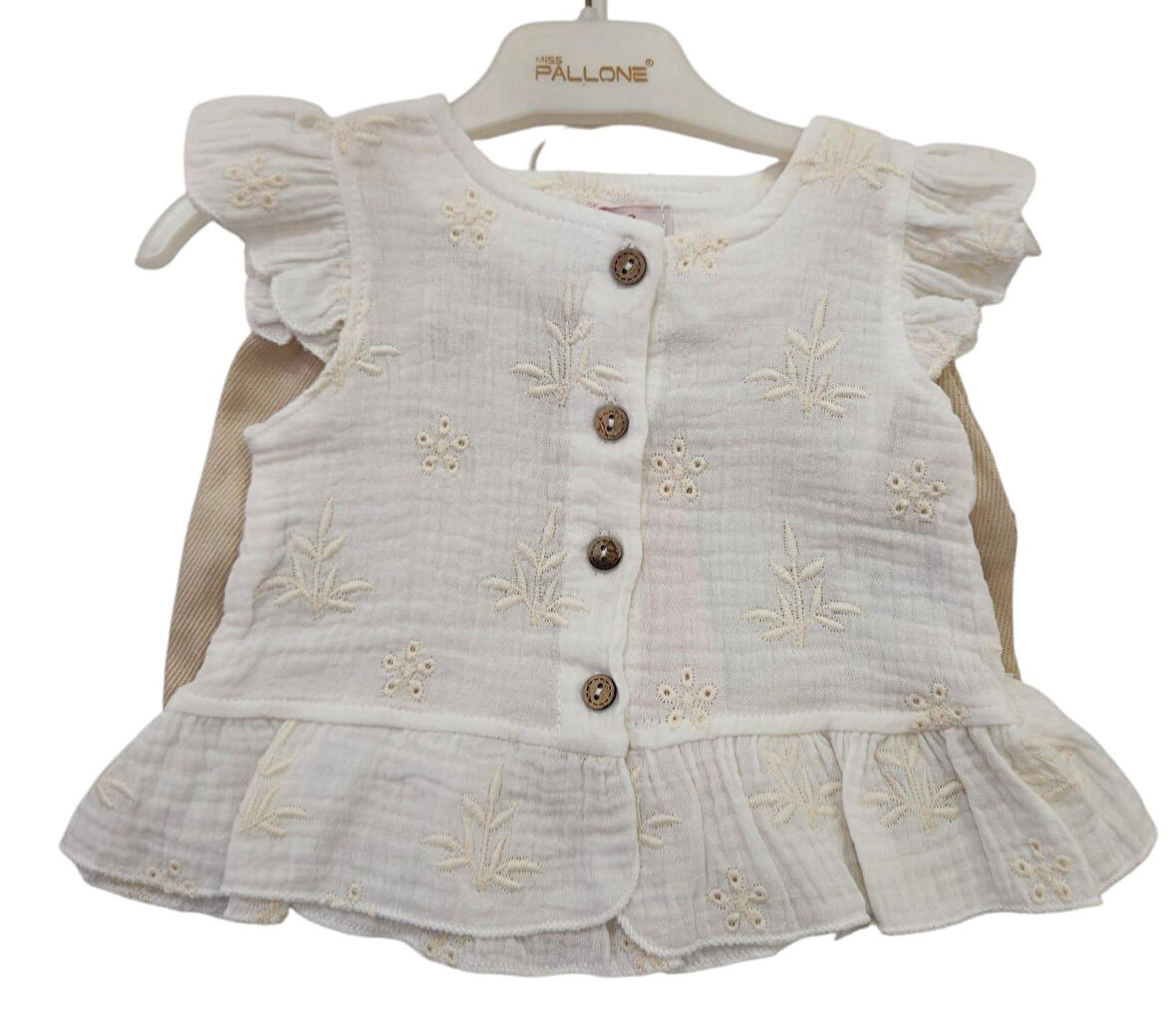 Babydoll 2li Takım Pallone Ekru