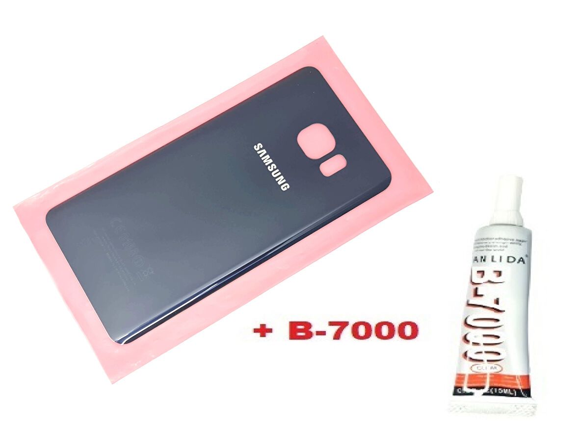 Tkgz Samsung Galaxy NOTE 5 Arka Pil Batarya Kapağı (CAM+B-7000) LACİVER