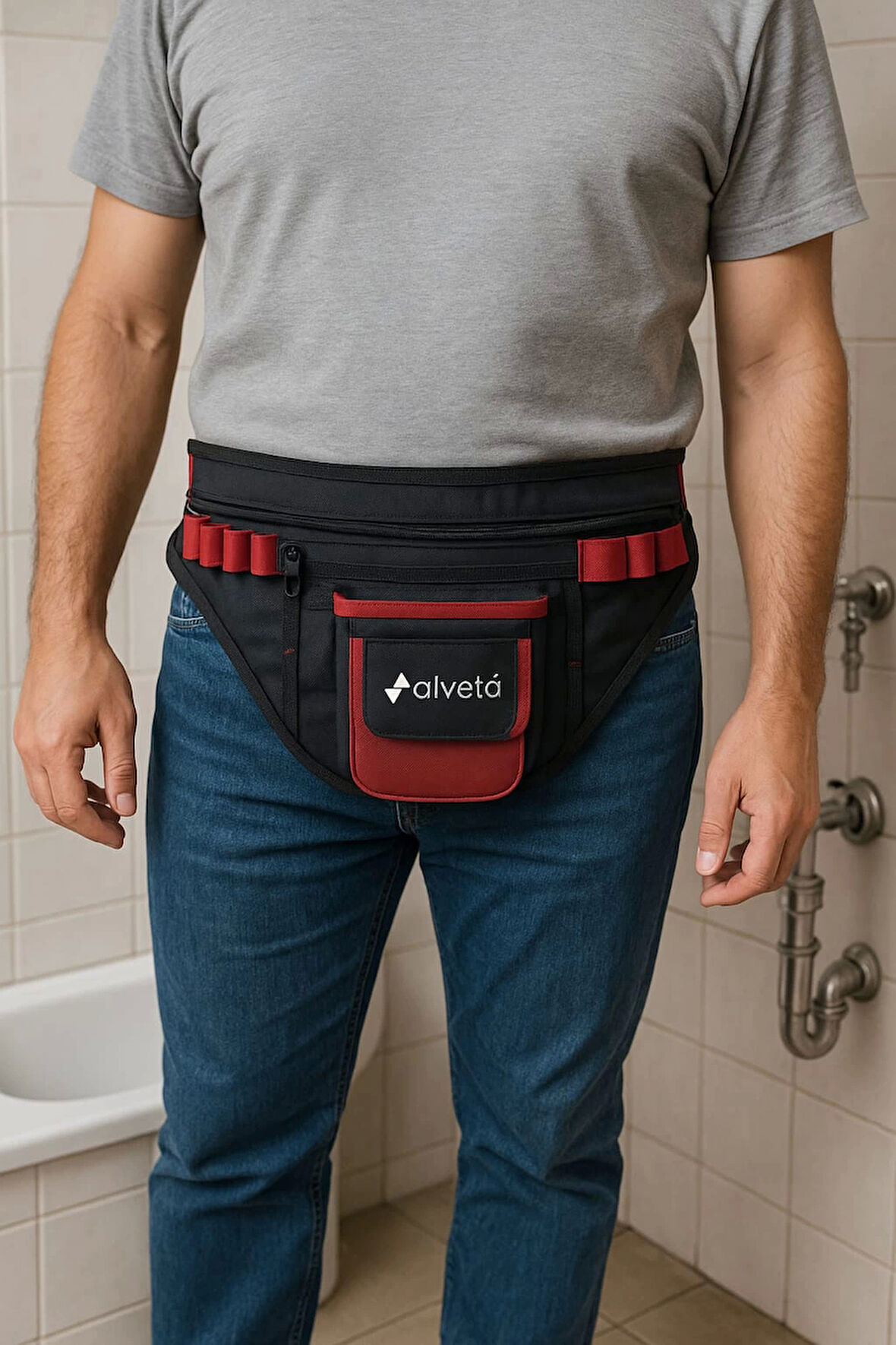 Alveta Universal Bel Tipi Alet Ve Takım Çantası Elektrikçi Hırdavat Takım Alet Çantası 8684250505