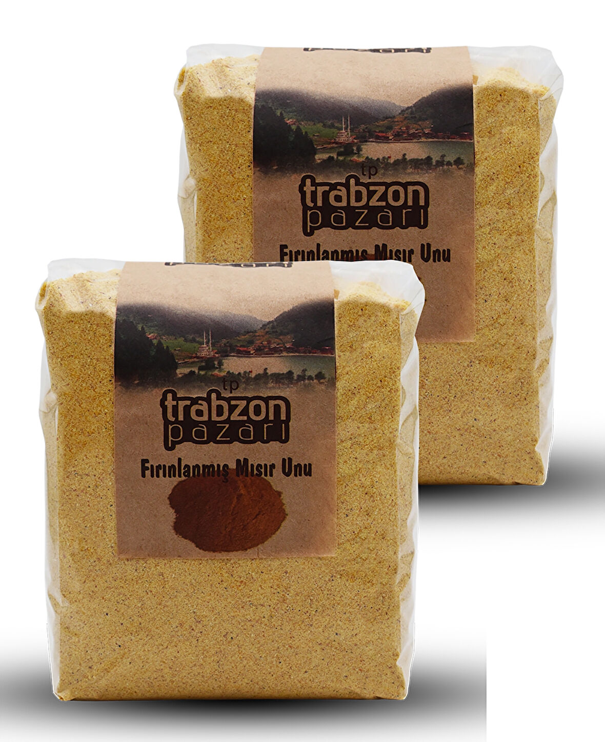 Trabzon Yöresel Ata Tohum Glutensiz Kavrulmuş Mısır Unu 2x900 gr