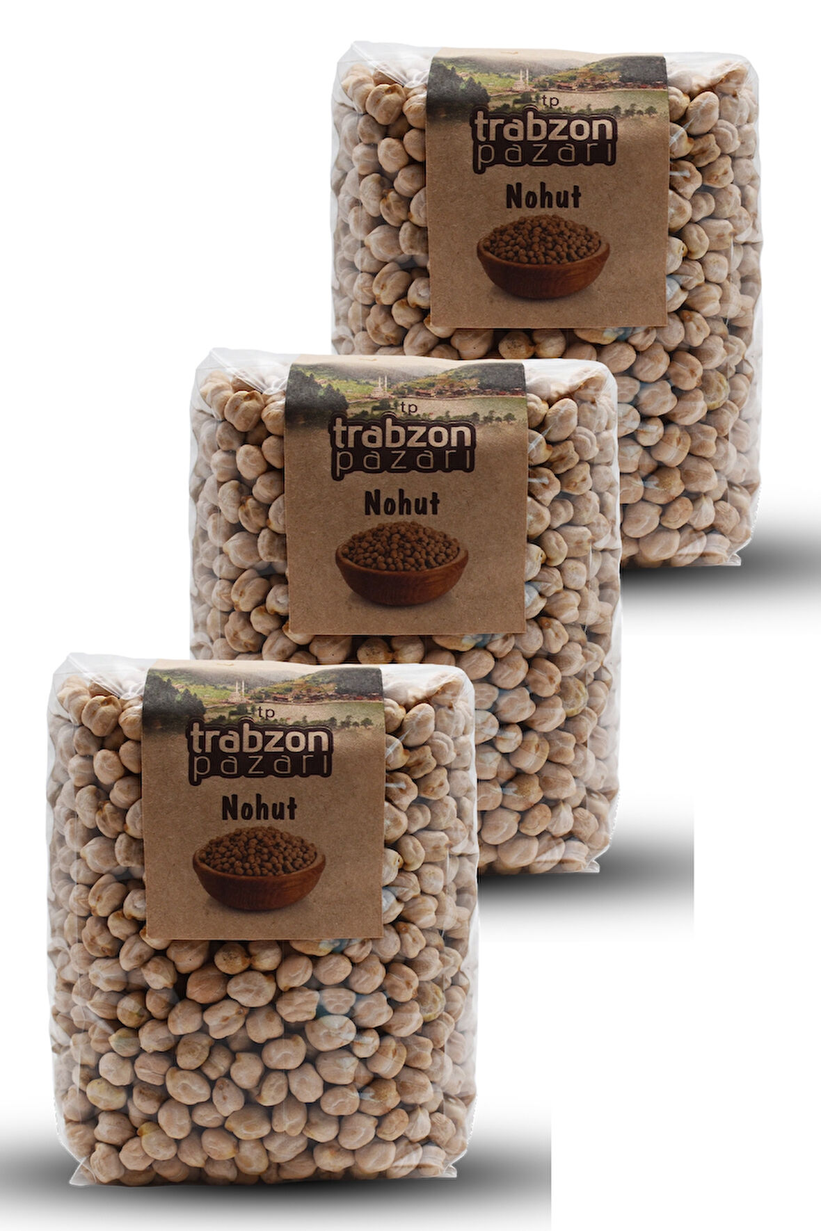 Yerli Koçbaşı Nohut 3x1 Kg
