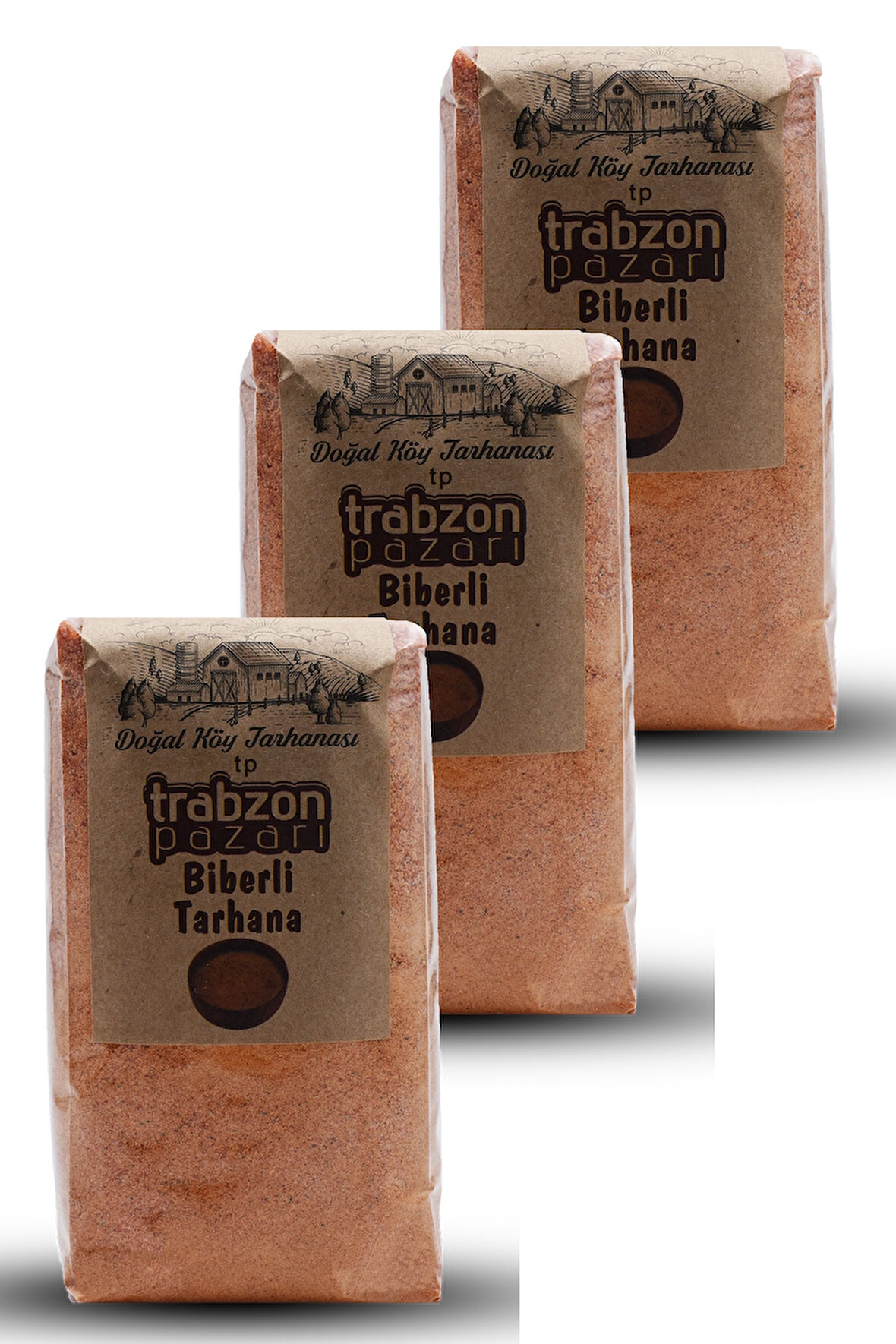 Doğal Tatlı Biberli Köy Tarhana 3x500 Gr