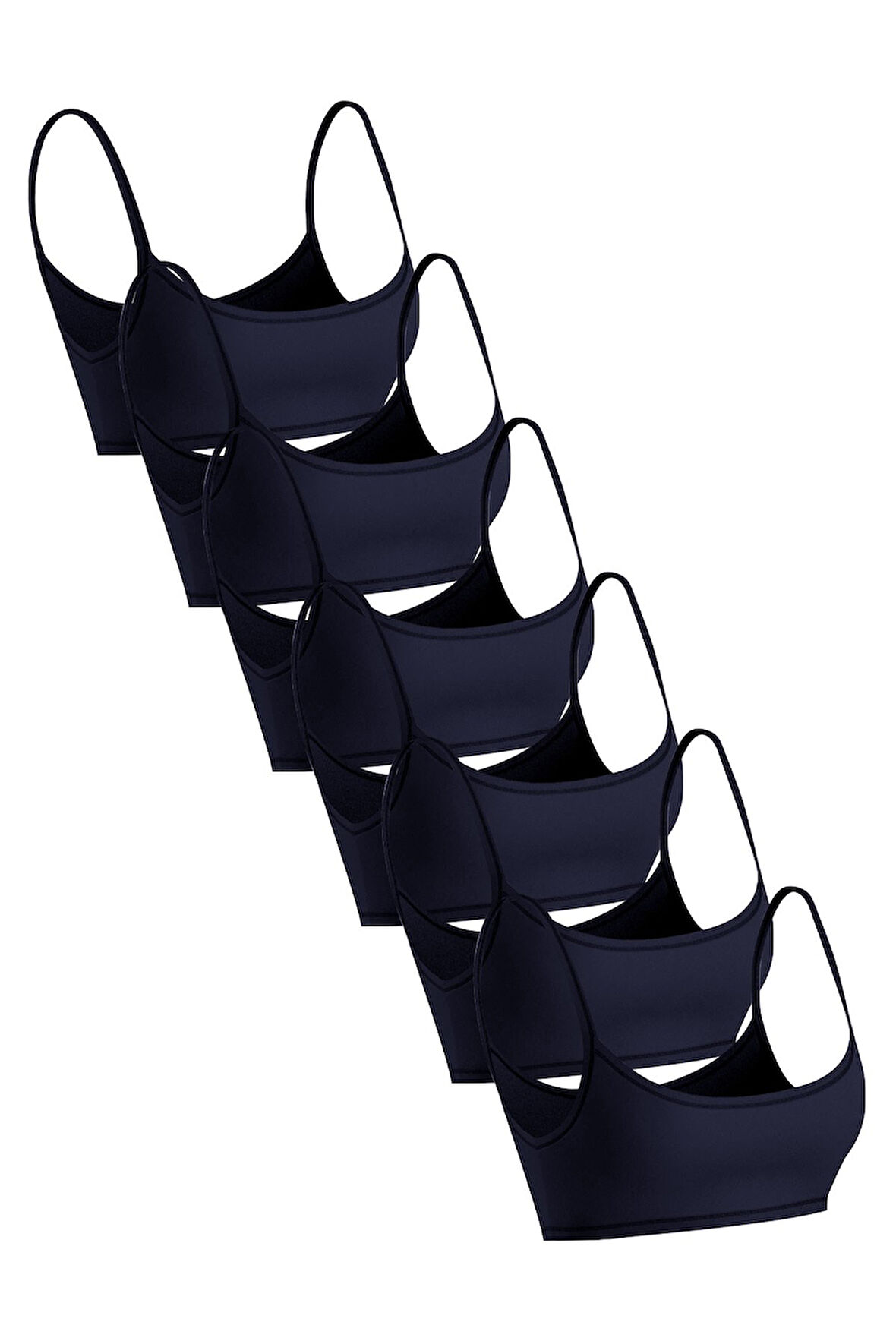 Öts Premium 6’lı Kız Çocuk Alıştırma Sütyen - Hediye Kutulu, Pamuklu Kumaş, Ultra Yumuşak, Esnek ve