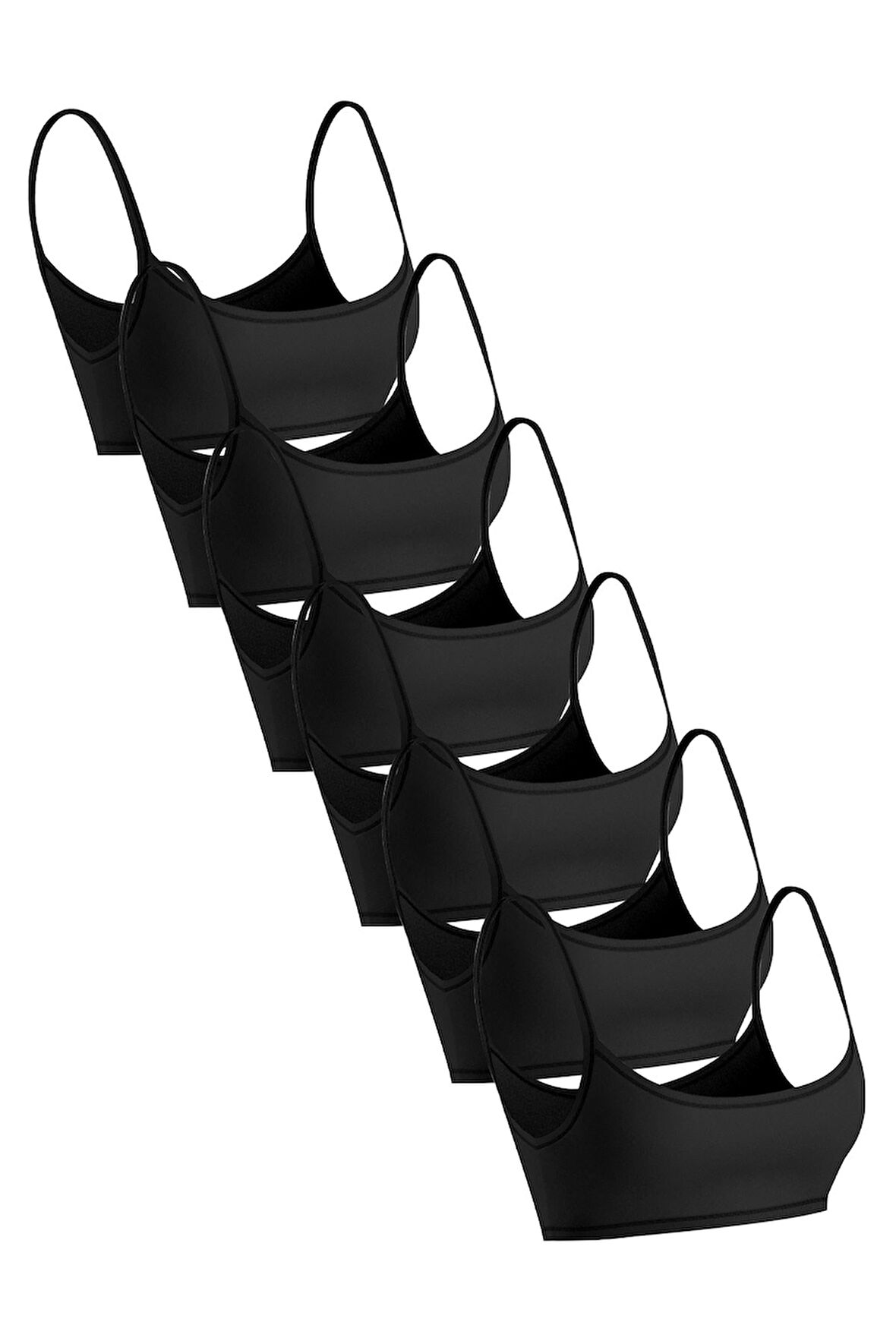 Öts Premium 6’lı Kız Çocuk Alıştırma Sütyen - Hediye Kutulu, Pamuklu Kumaş, Ultra Yumuşak, Esnek ve 