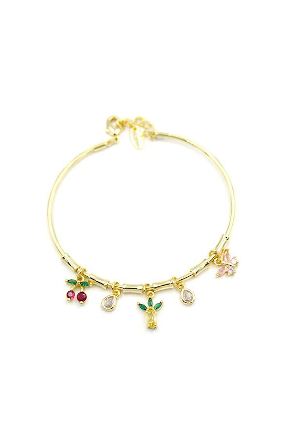 Ananas Charmlı Bilezik - Altın