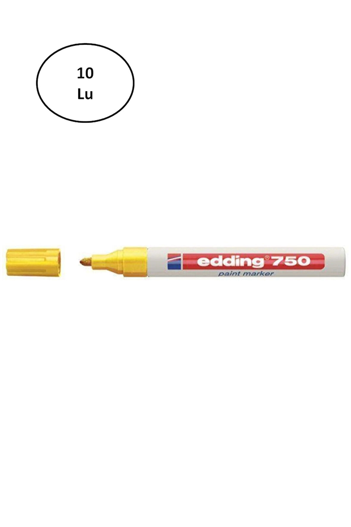 Edding Boya Dekor Markörü Sarı E-750 10'lu