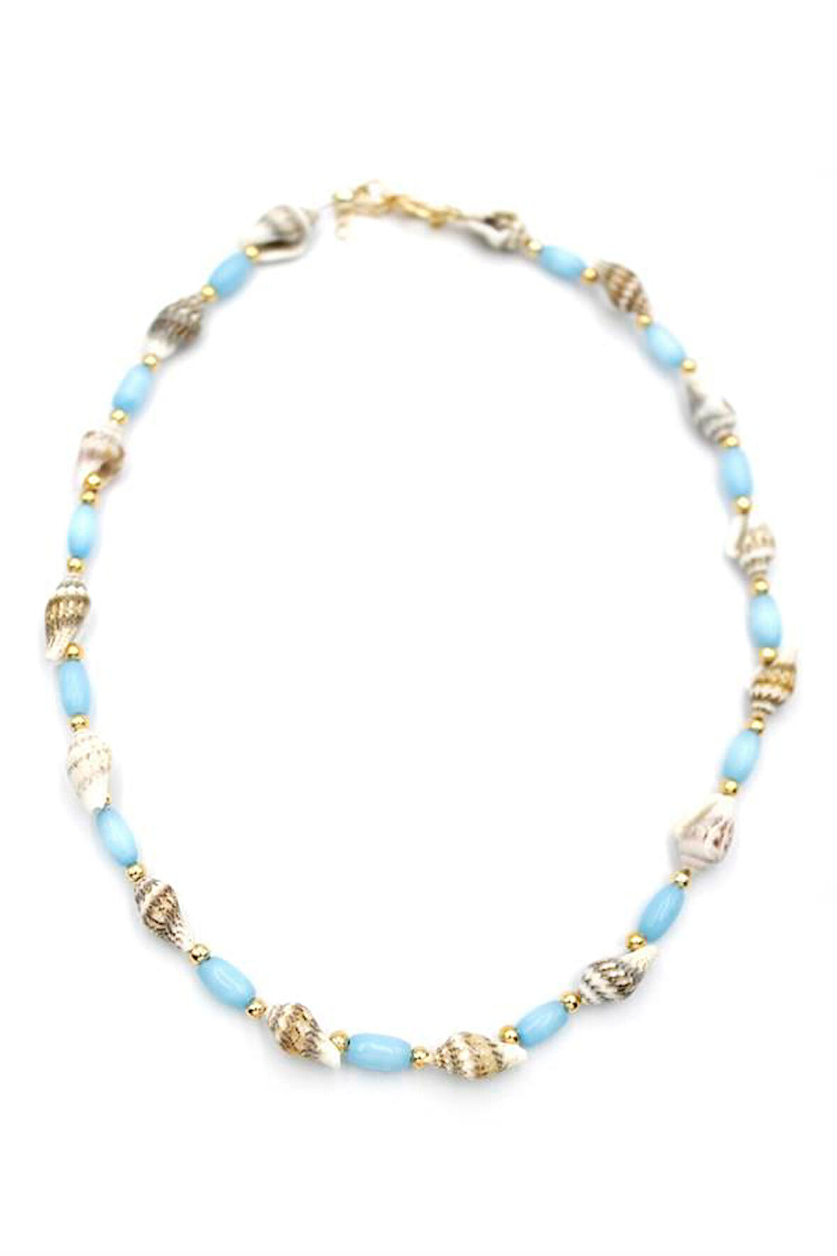 Deniz Kabuğu Kolye - Turkuaz