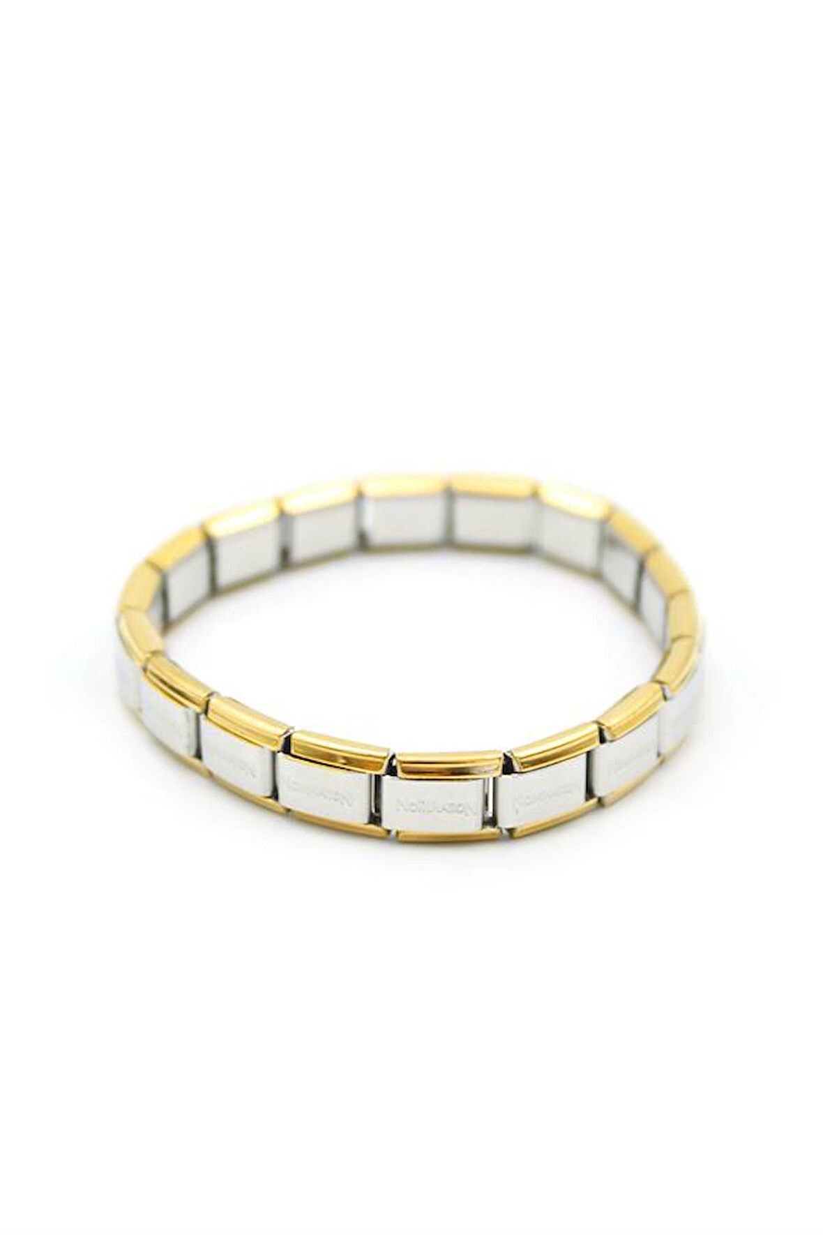 Lastikli Çelik Bilezik - Gümüş