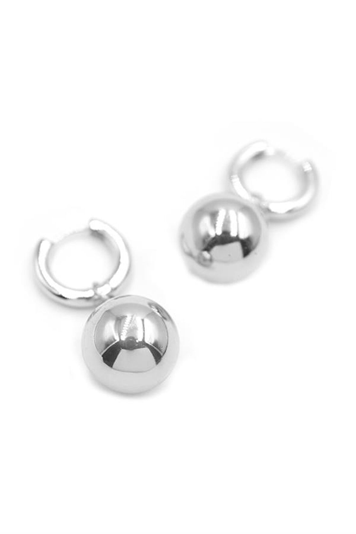 Top Küpe - Gümüş